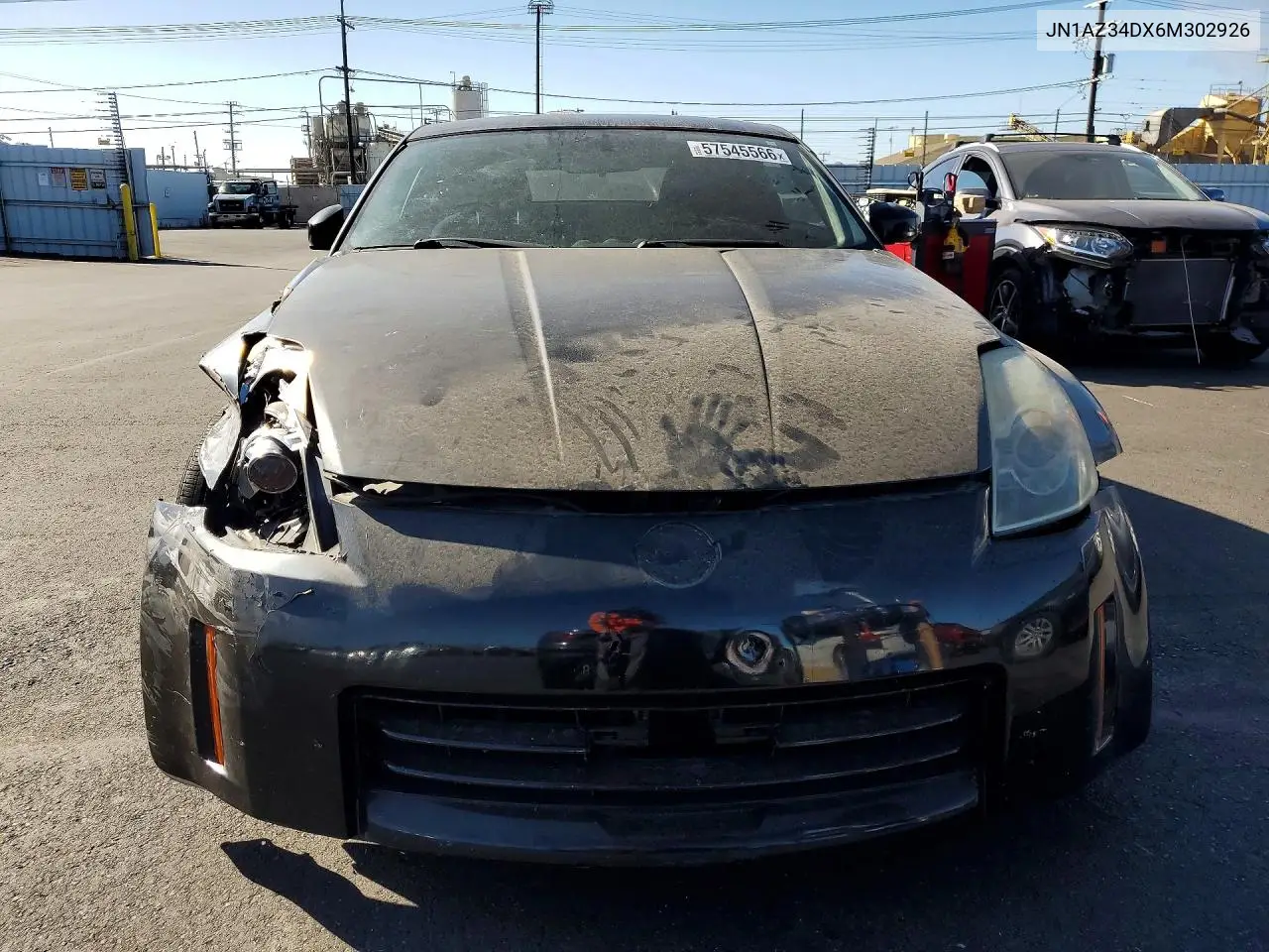 2006 Nissan 350Z Coupe VIN: JN1AZ34DX6M302926 Lot: 57545566