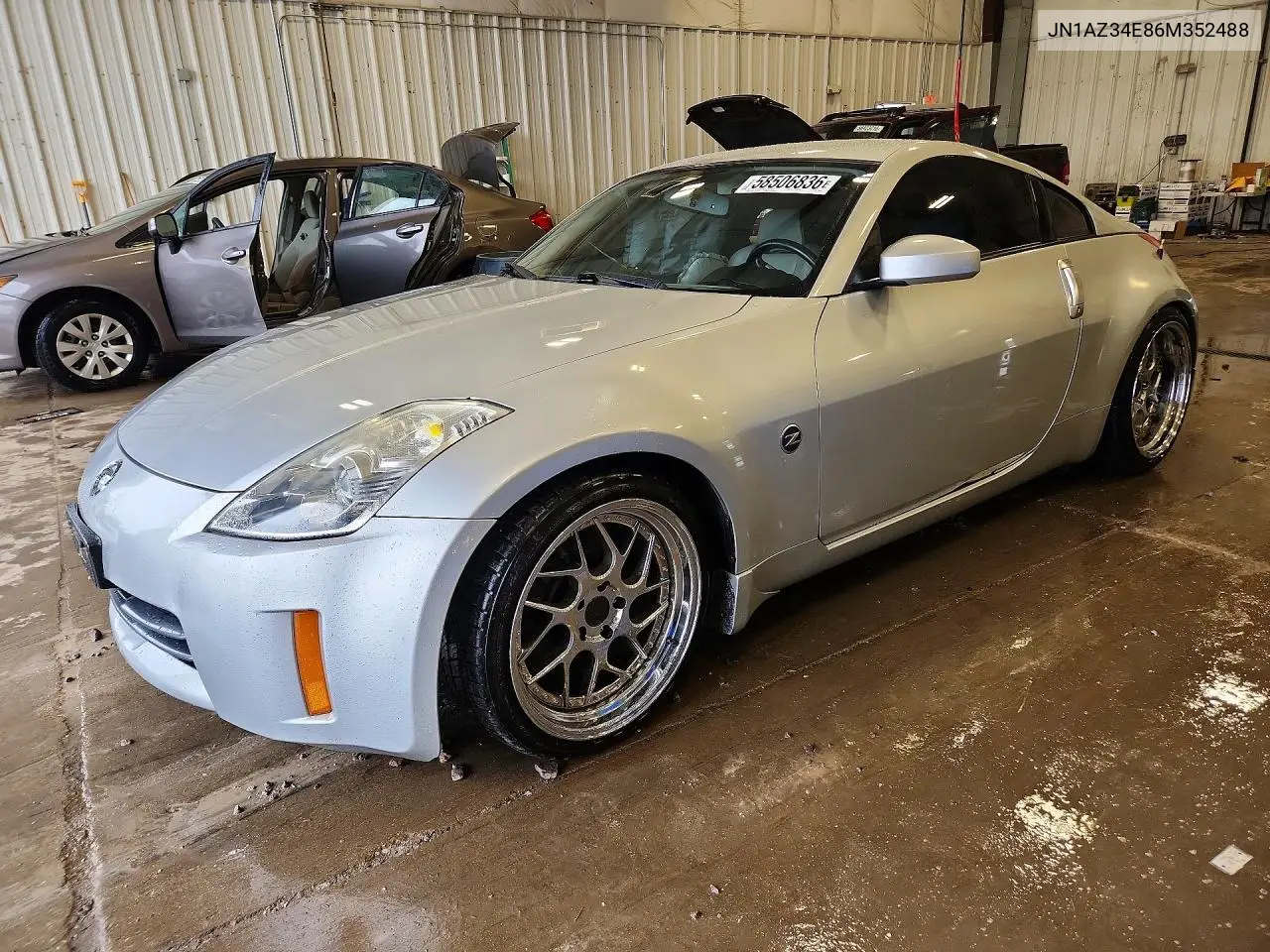 2006 Nissan 350Z Coupe VIN: JN1AZ34E86M352488 Lot: 58506836
