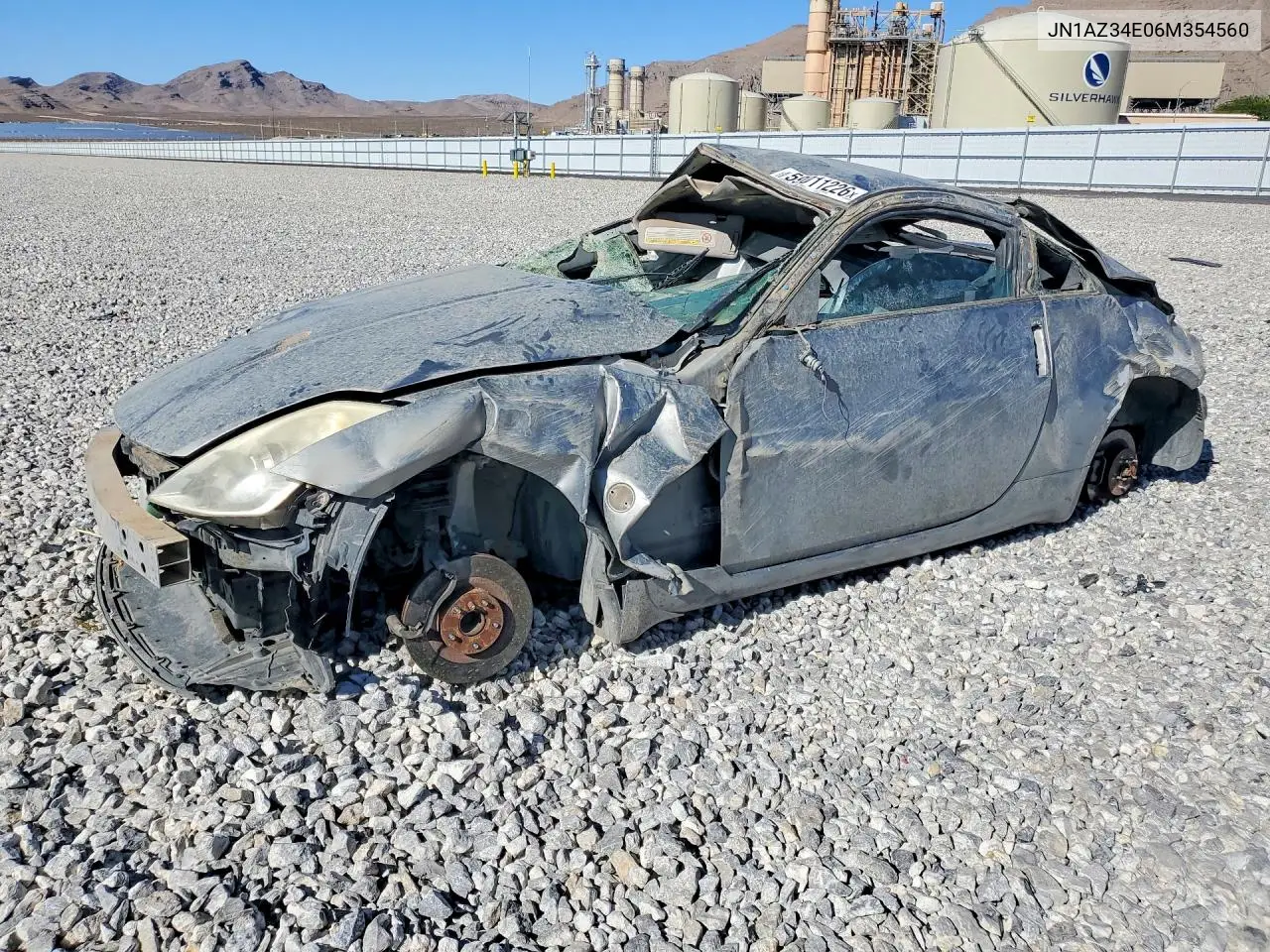 2006 Nissan 350Z Coupe VIN: JN1AZ34E06M354560 Lot: 59011226