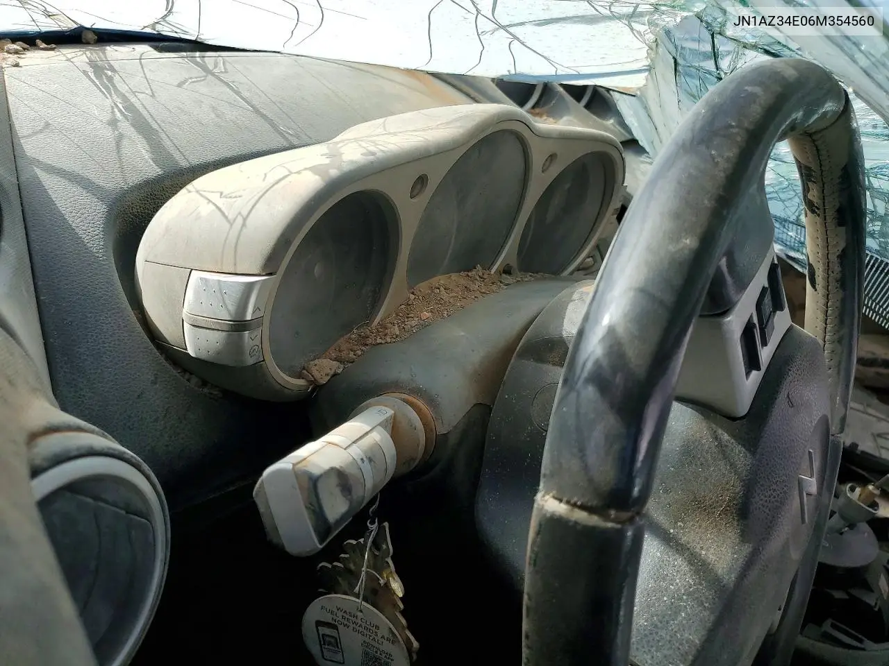2006 Nissan 350Z Coupe VIN: JN1AZ34E06M354560 Lot: 59011226