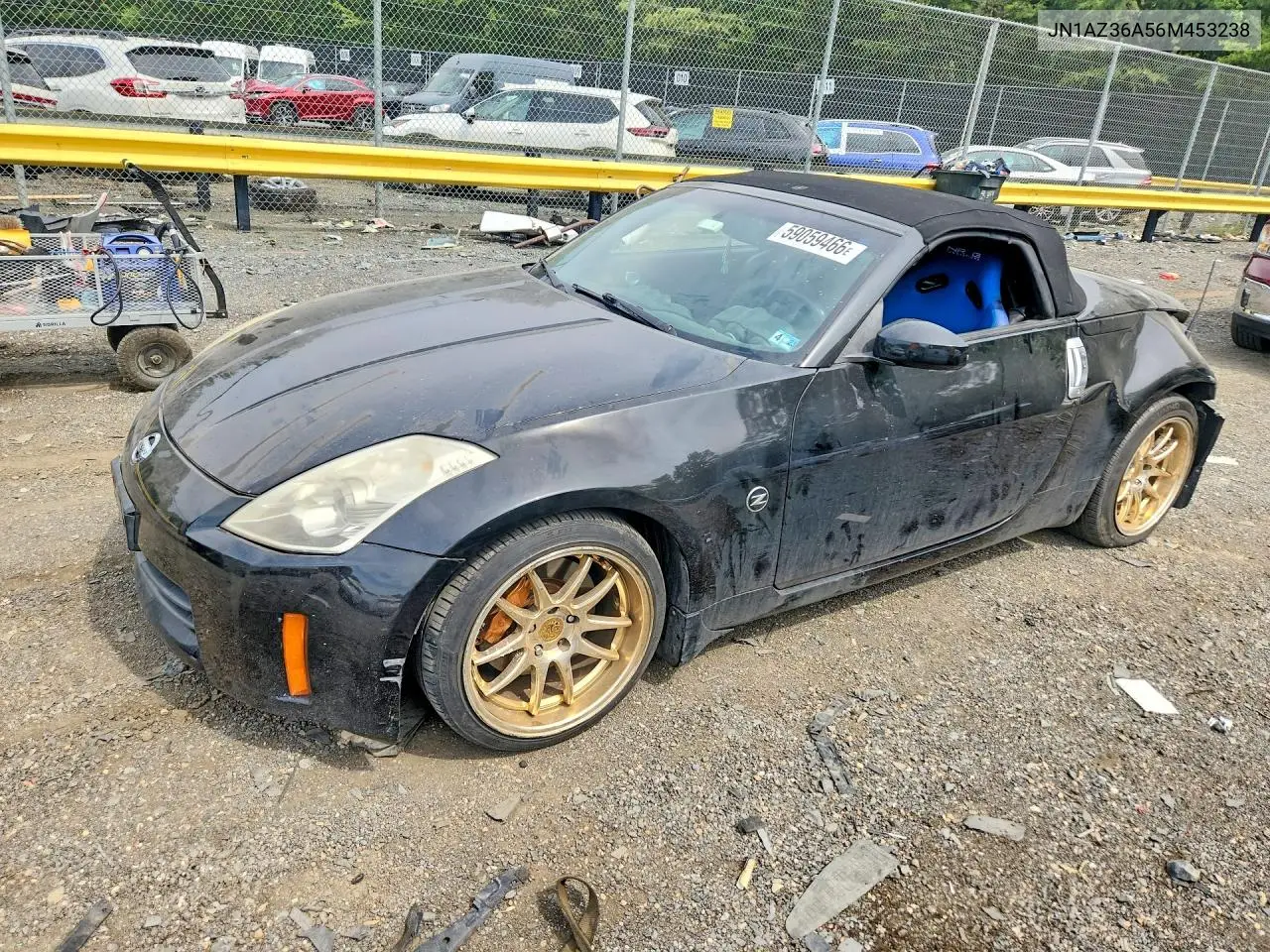2006 Nissan 350Z Roadster VIN: JN1AZ36A56M453238 Lot: 59059466