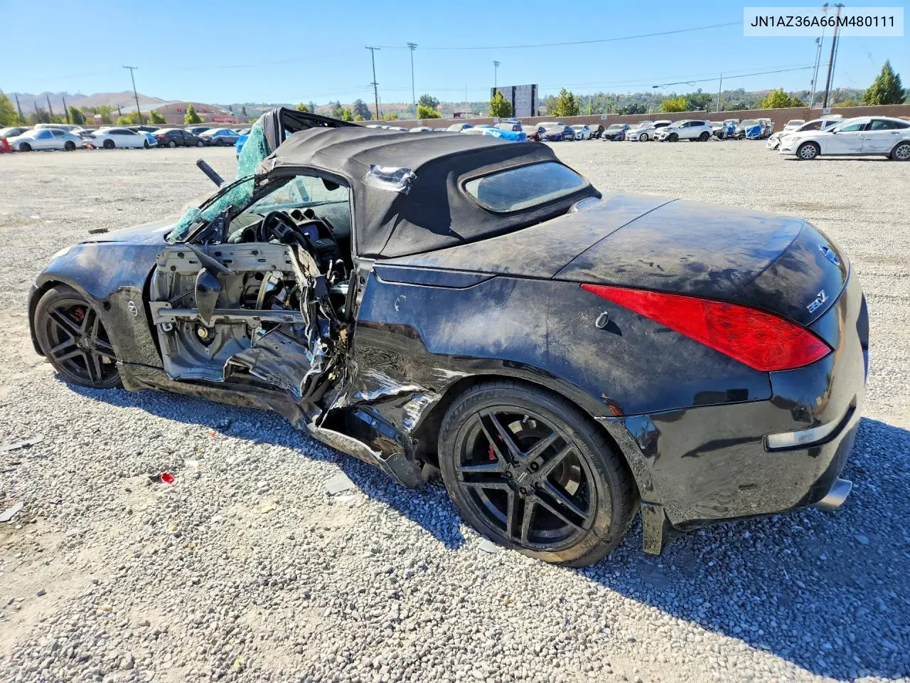 2006 Nissan 350Z Roadster VIN: JN1AZ36A66M480111 Lot: 59737446