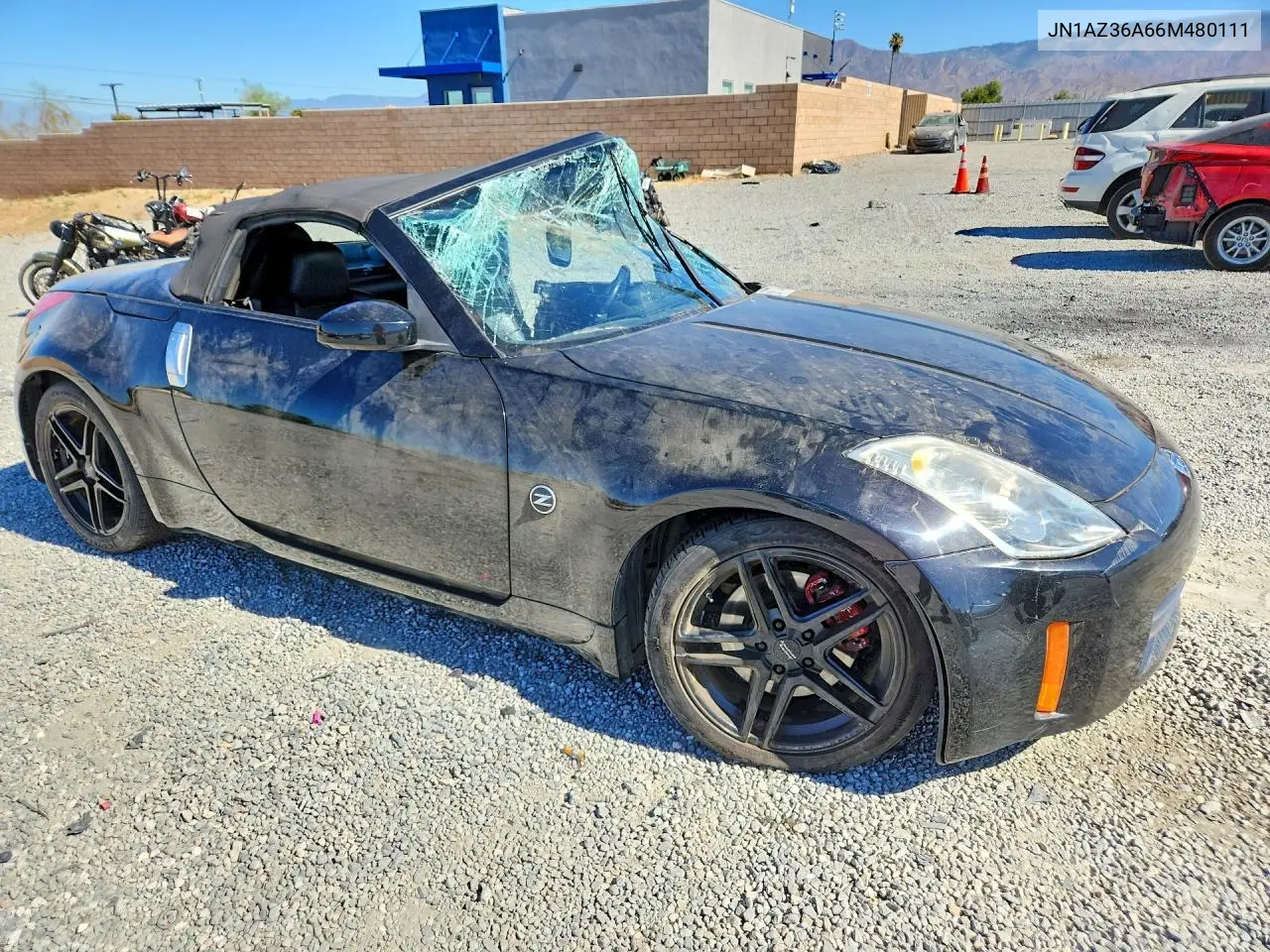 2006 Nissan 350Z Roadster VIN: JN1AZ36A66M480111 Lot: 59737446