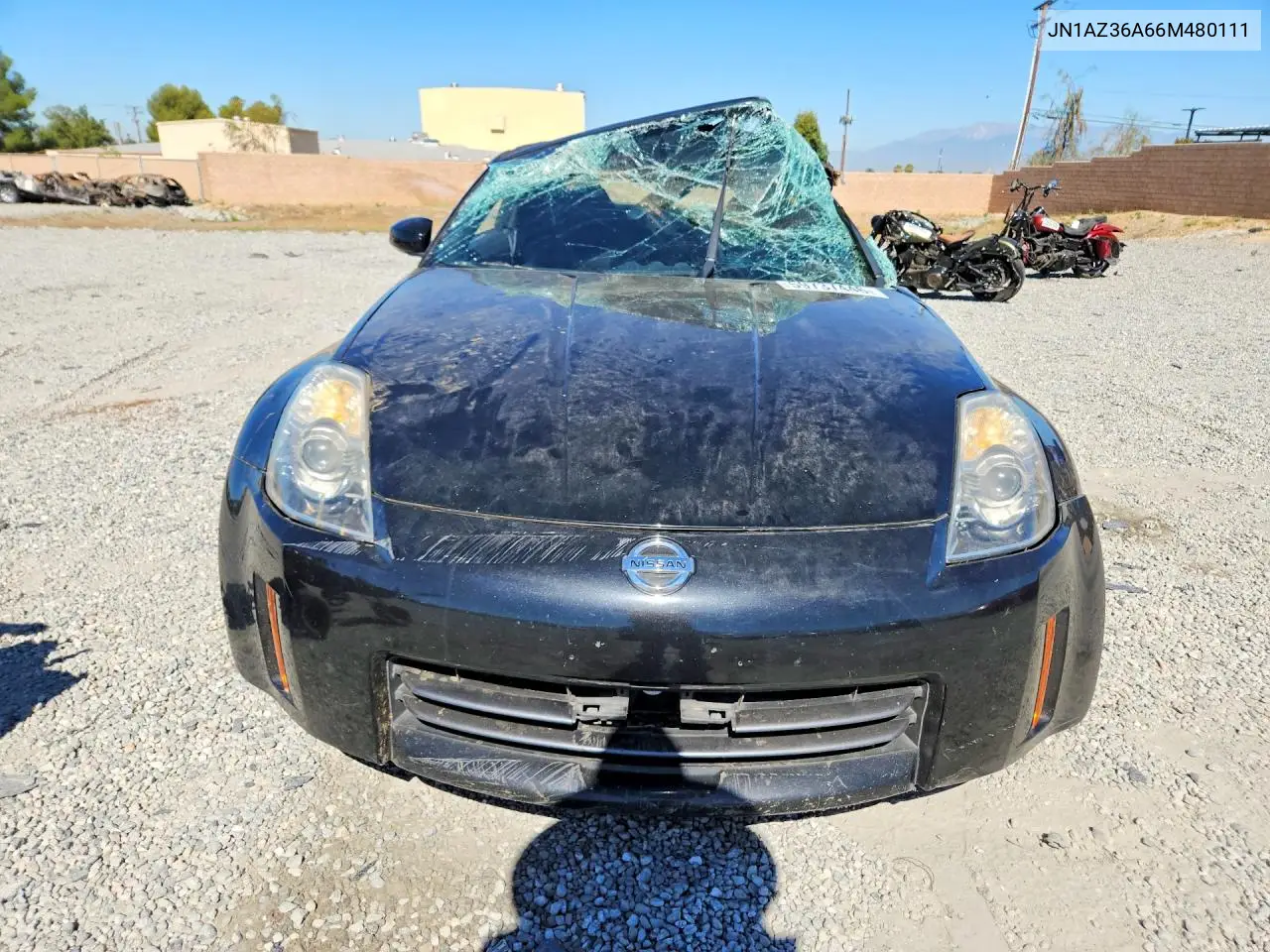 2006 Nissan 350Z Roadster VIN: JN1AZ36A66M480111 Lot: 59737446