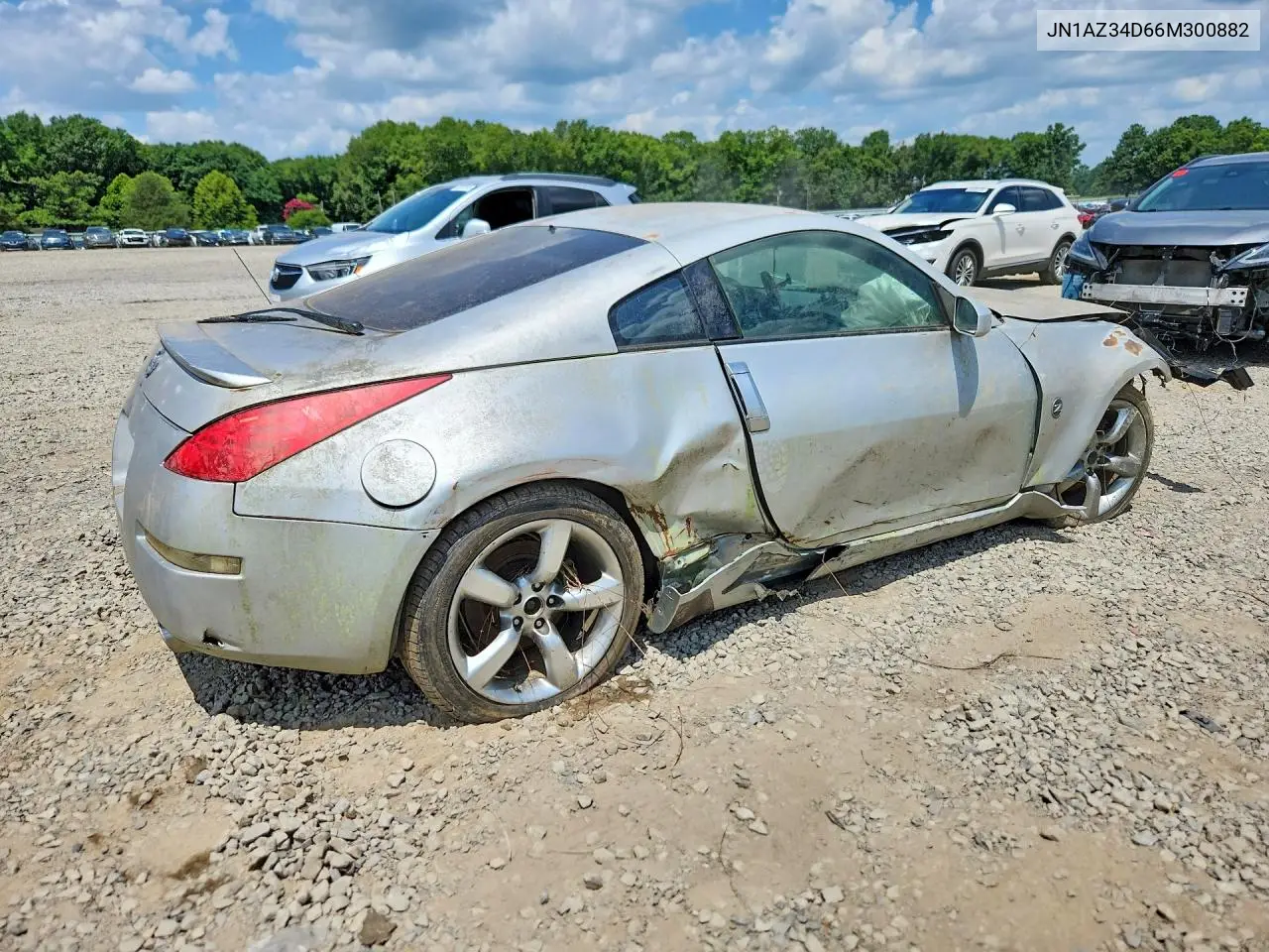 2006 Nissan 350Z Coupe VIN: JN1AZ34D66M300882 Lot: 59783296