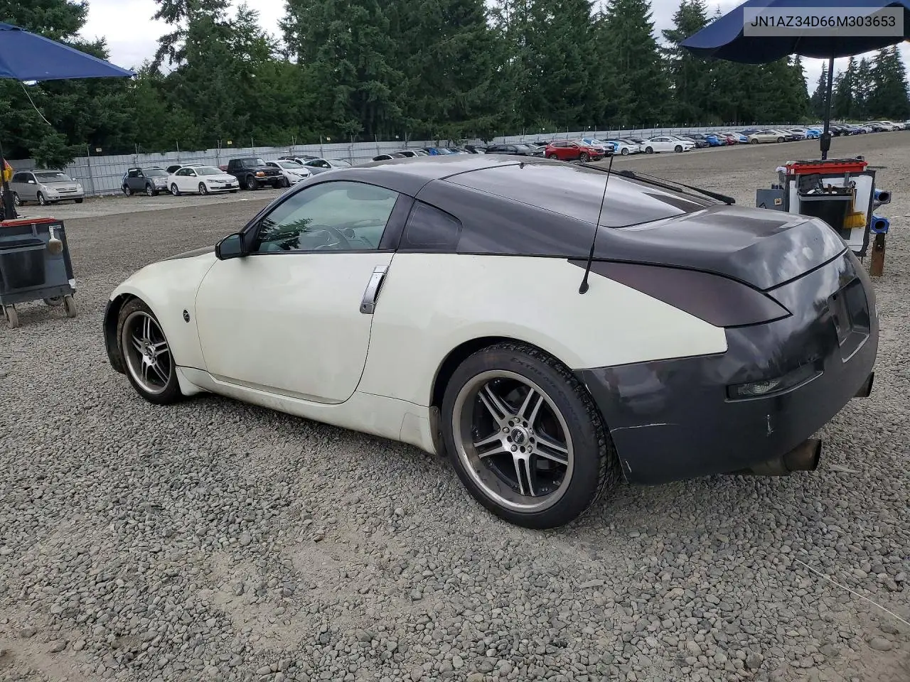 2006 Nissan 350Z Coupe VIN: JN1AZ34D66M303653 Lot: 60093836