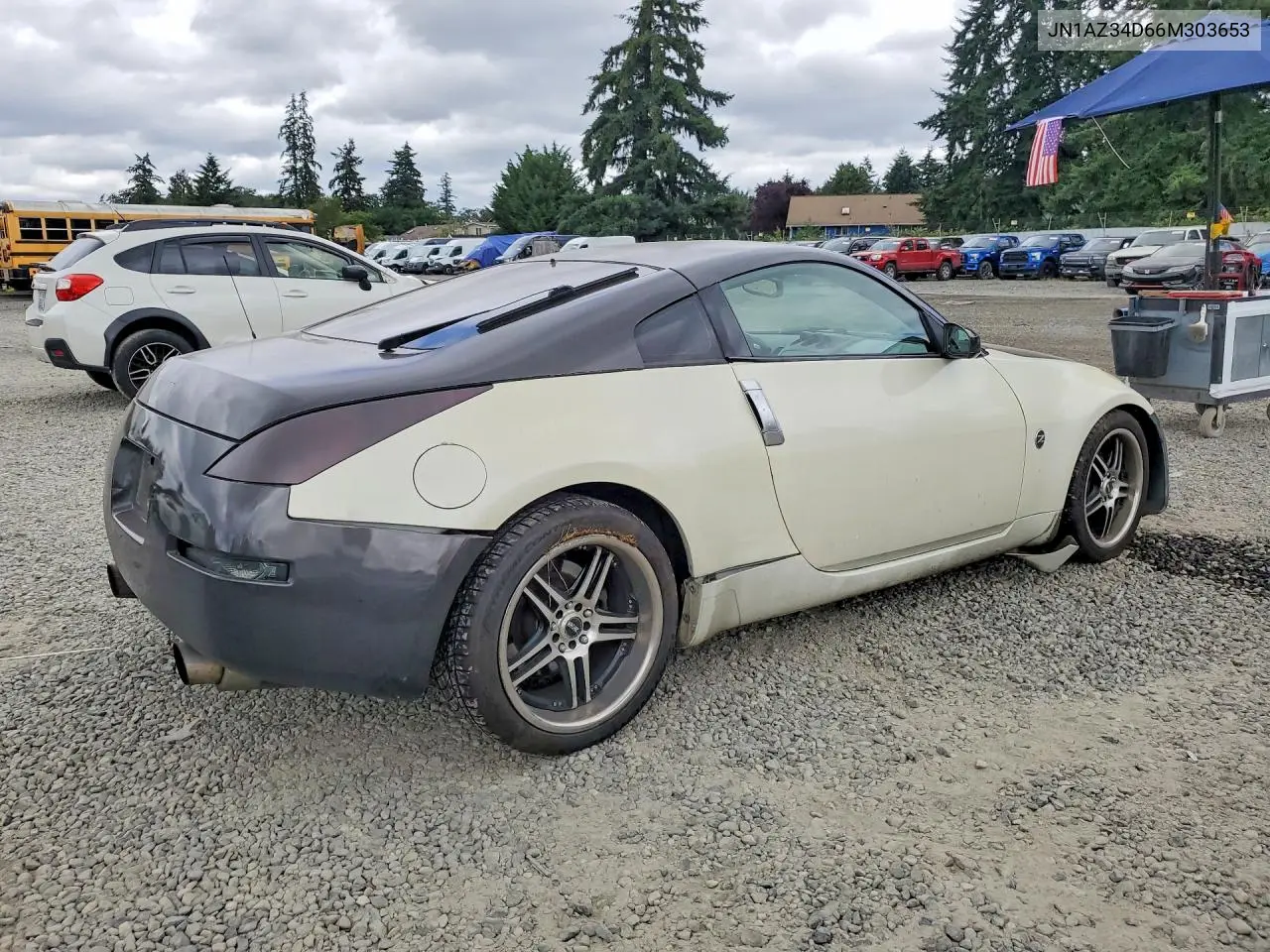 2006 Nissan 350Z Coupe VIN: JN1AZ34D66M303653 Lot: 60093836