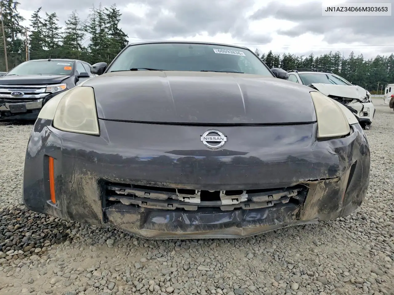 2006 Nissan 350Z Coupe VIN: JN1AZ34D66M303653 Lot: 60093836