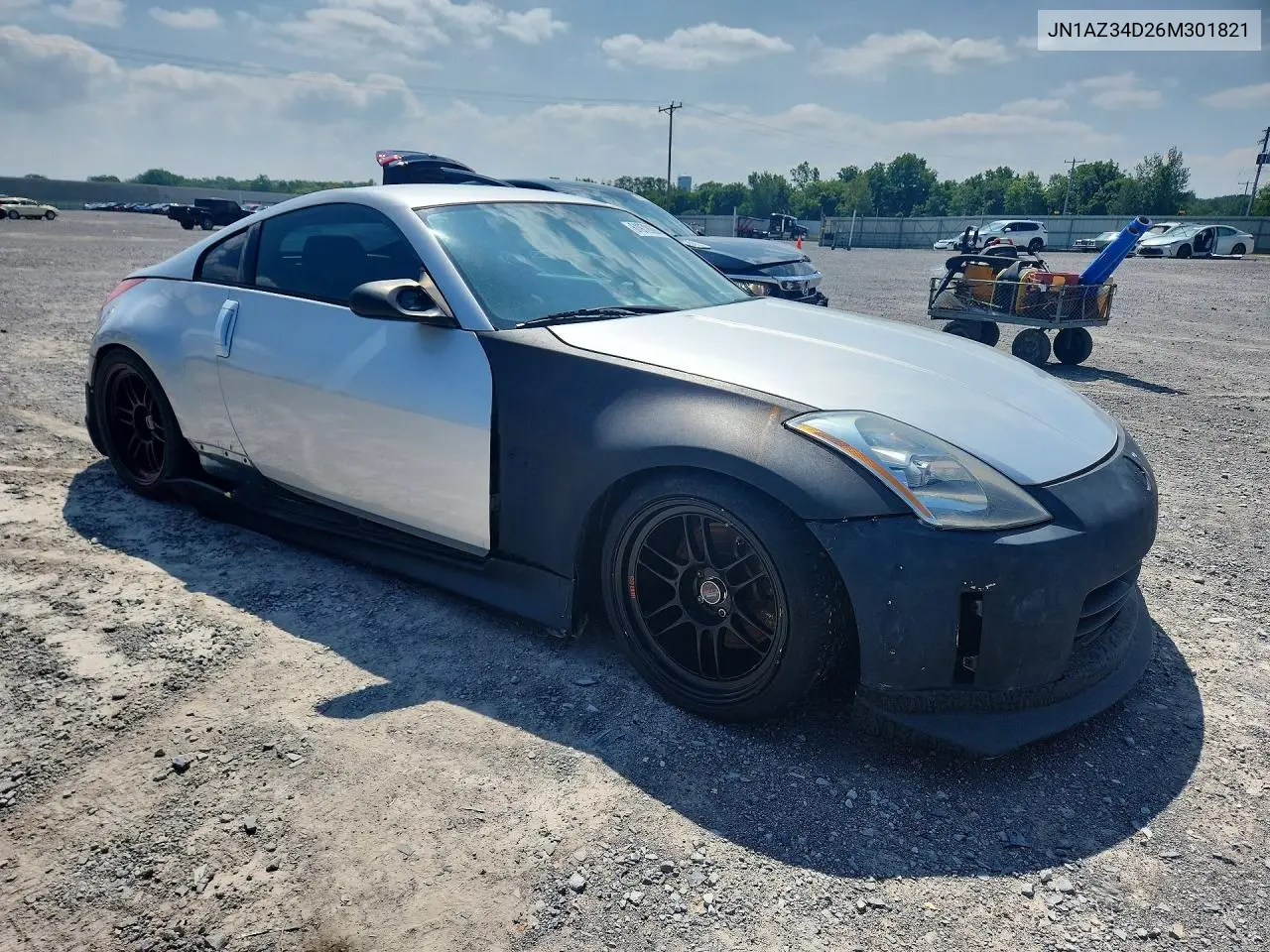 2006 Nissan 350Z Base VIN: JN1AZ34D26M301821 Lot: 61972006