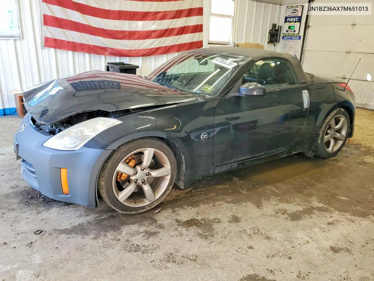 2007 Nissan 350Z VIN: JN1BZ36AX7M651013 Lot: 47953256