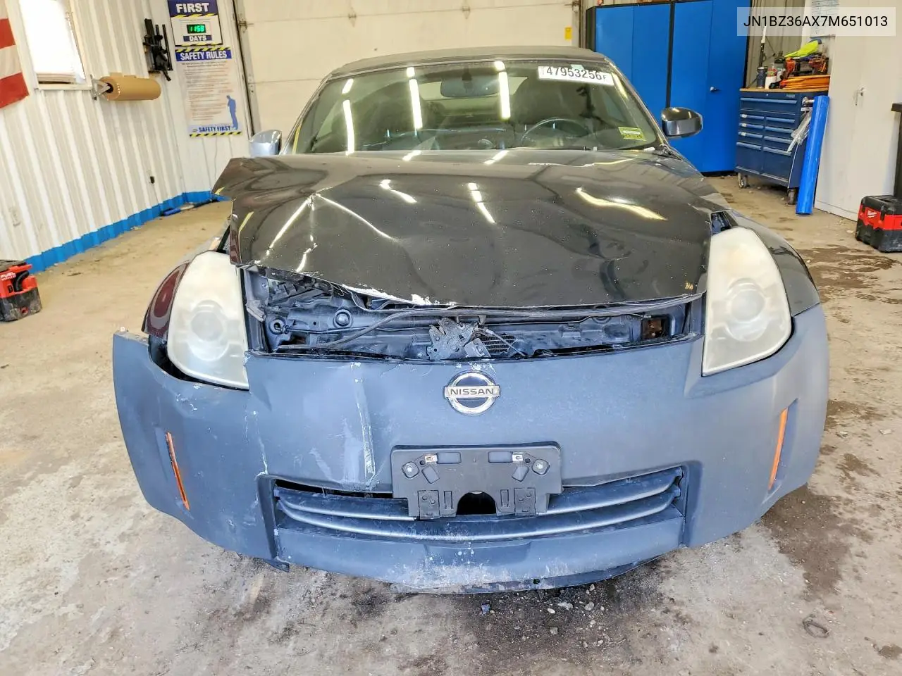 2007 Nissan 350Z VIN: JN1BZ36AX7M651013 Lot: 47953256