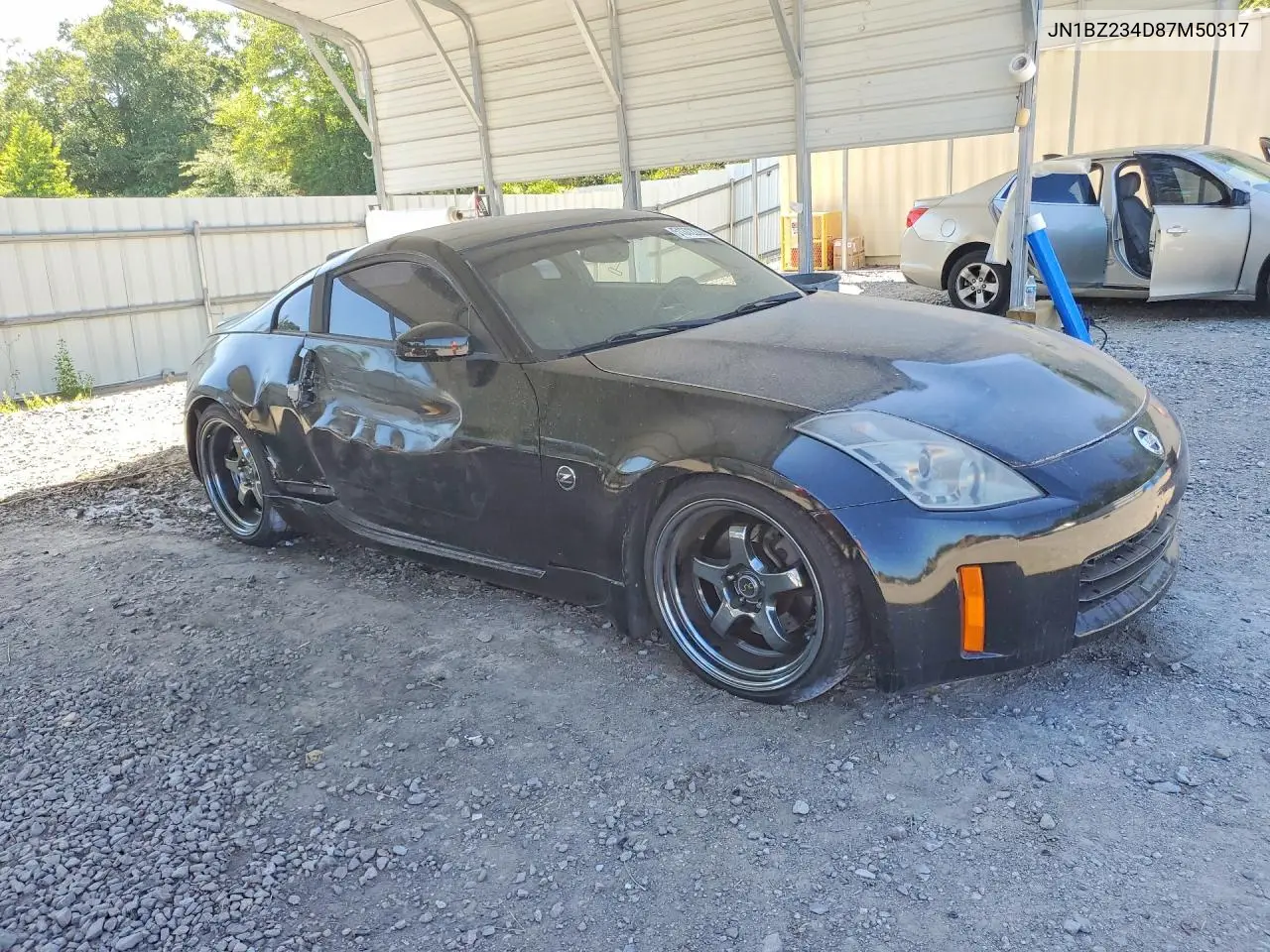 2007 Nissan 350Z VIN: JN1BZ34D87M503178 Lot: 51372206