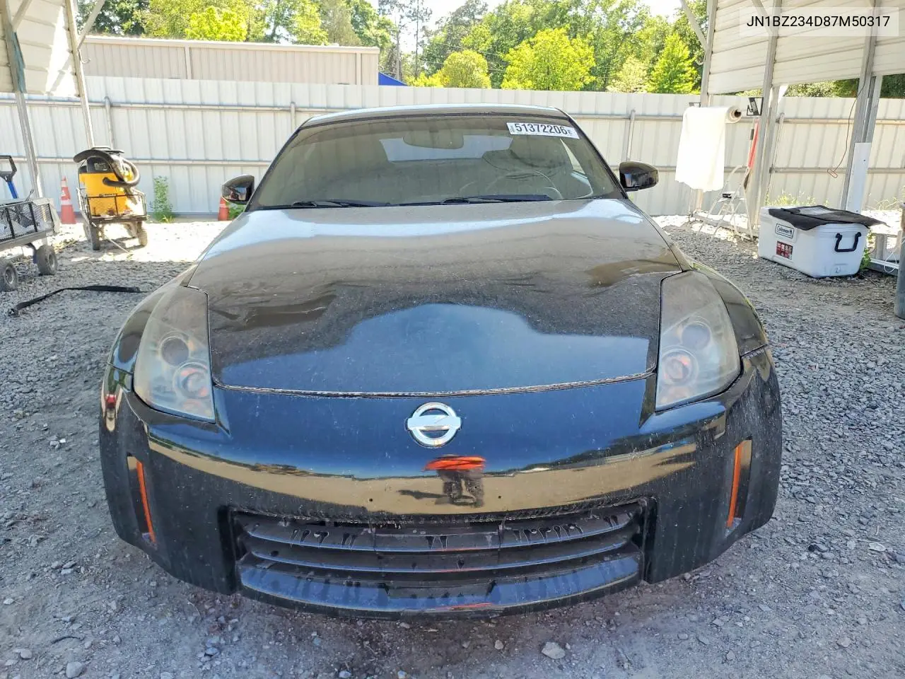 2007 Nissan 350Z VIN: JN1BZ34D87M503178 Lot: 51372206
