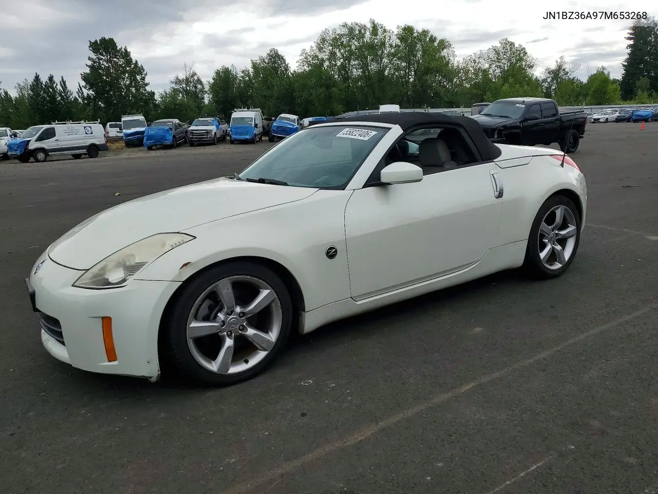 2007 Nissan 350Z Roadster VIN: JN1BZ36A97M653268 Lot: 55822406