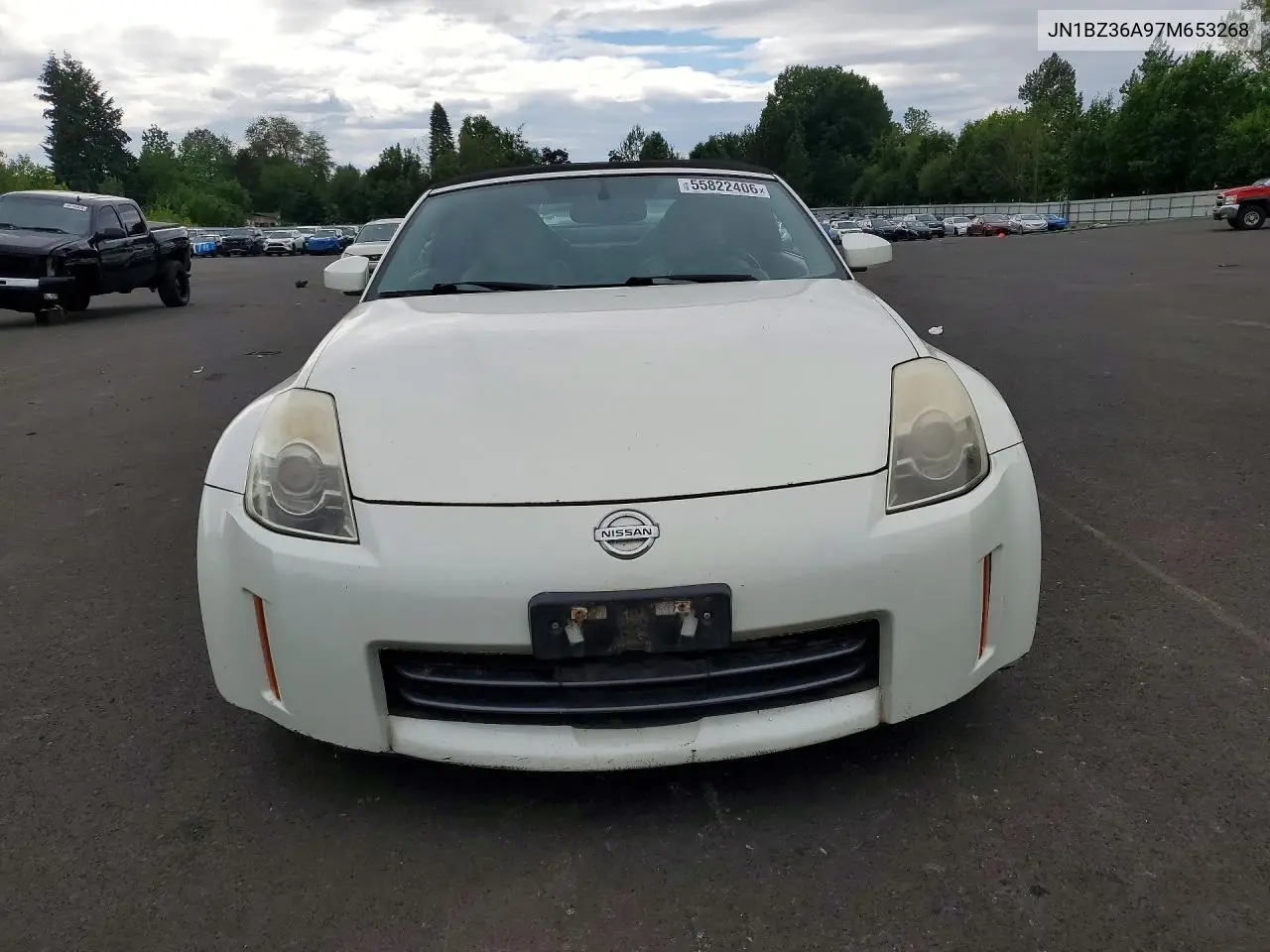 2007 Nissan 350Z Roadster VIN: JN1BZ36A97M653268 Lot: 55822406