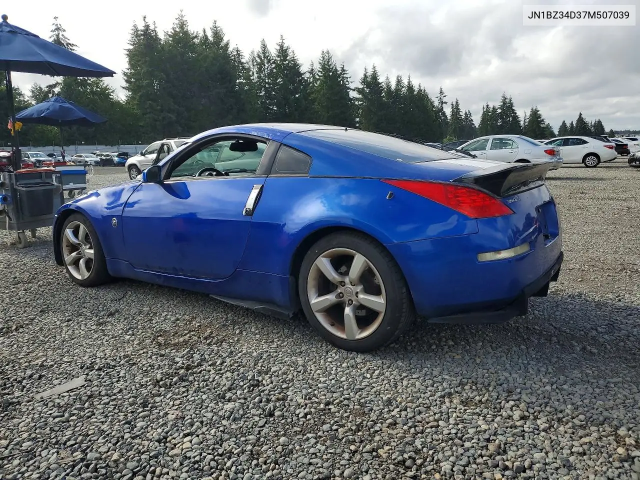2007 Nissan 350Z Coupe VIN: JN1BZ34D37M507039 Lot: 59300236