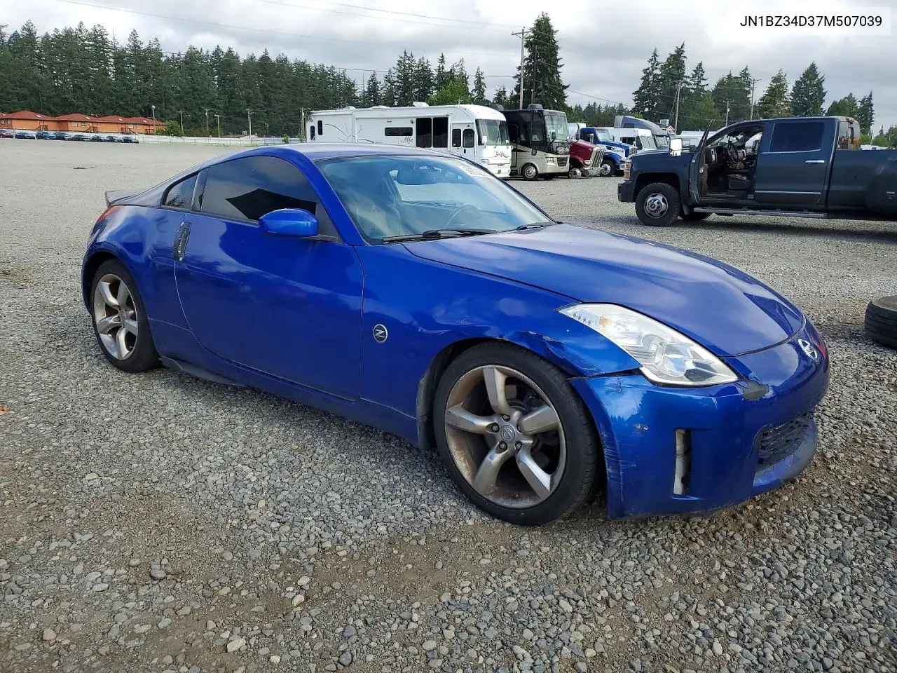 2007 Nissan 350Z Coupe VIN: JN1BZ34D37M507039 Lot: 59300236