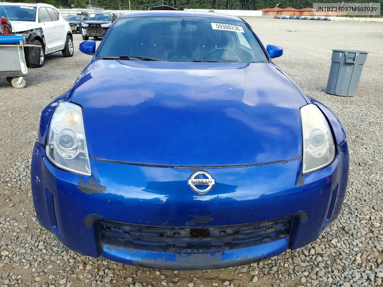 2007 Nissan 350Z Coupe VIN: JN1BZ34D37M507039 Lot: 59300236