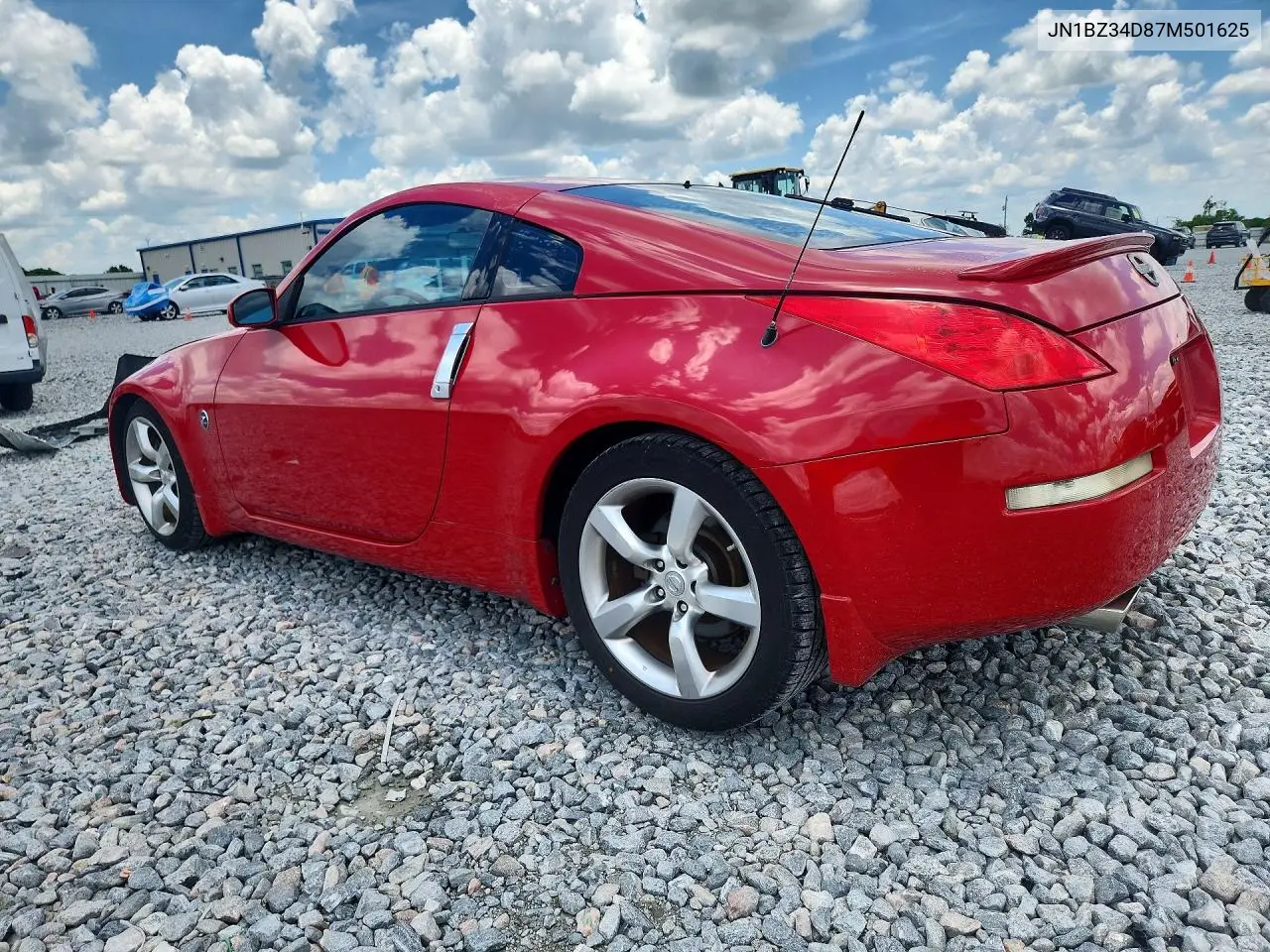 2007 Nissan 350Z Coupe VIN: JN1BZ34D87M501625 Lot: 59322036