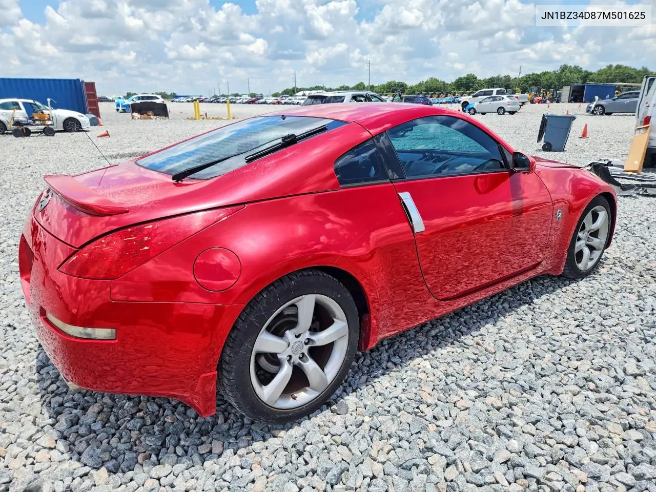 2007 Nissan 350Z Coupe VIN: JN1BZ34D87M501625 Lot: 59322036