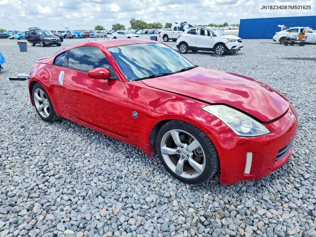 2007 Nissan 350Z Coupe VIN: JN1BZ34D87M501625 Lot: 59322036