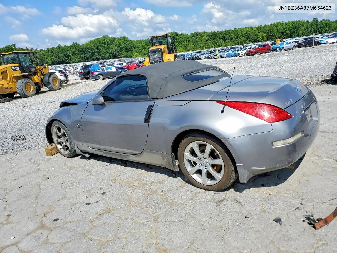 2007 Nissan 350Z Roadster VIN: JN1BZ36A87M654623 Lot: 60052396
