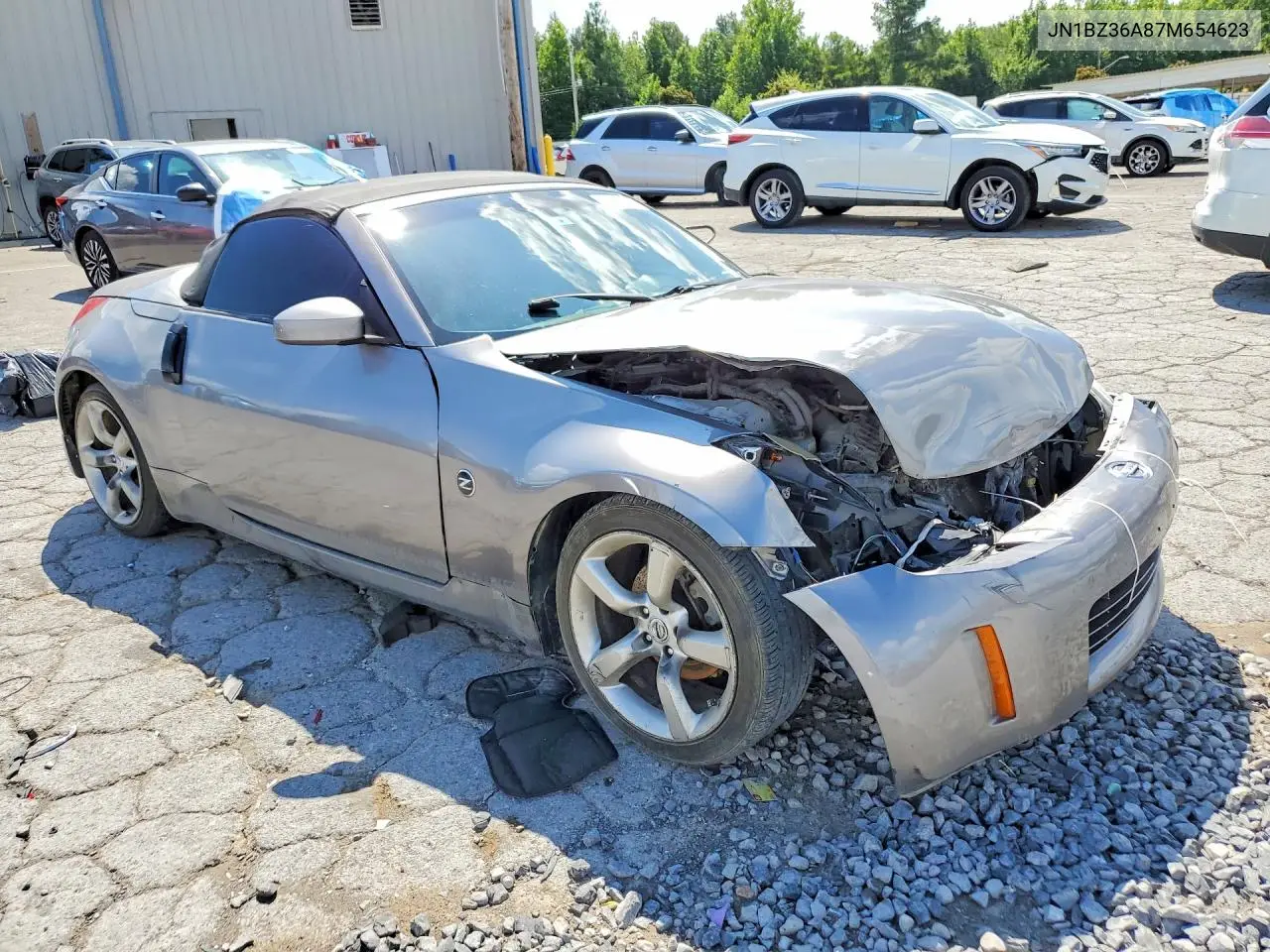 2007 Nissan 350Z Roadster VIN: JN1BZ36A87M654623 Lot: 60052396