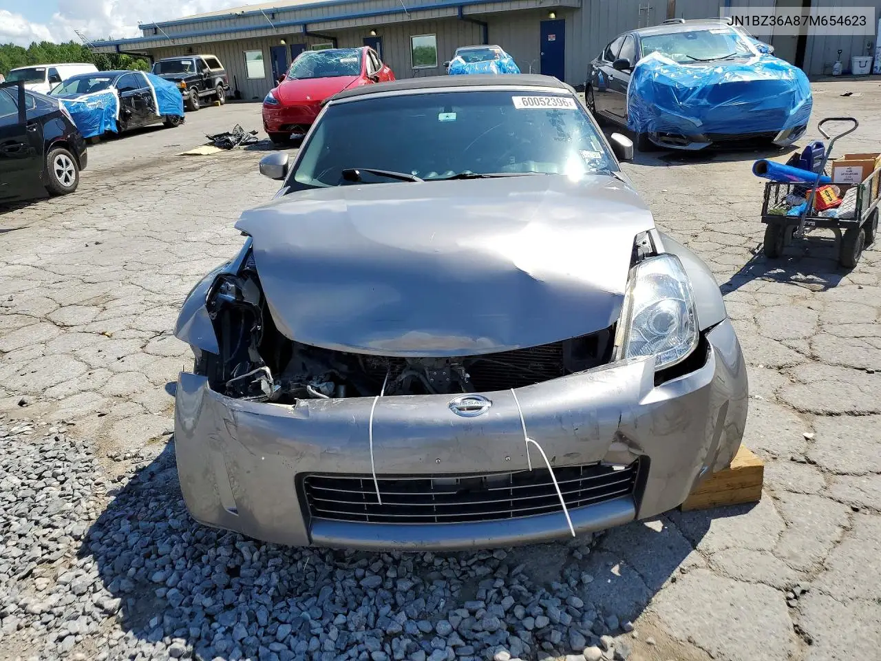 2007 Nissan 350Z Roadster VIN: JN1BZ36A87M654623 Lot: 60052396