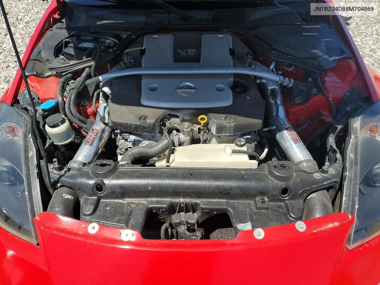 2008 Nissan 350Z Coupe VIN: JN1BZ34D88M704869 Lot: 50305126