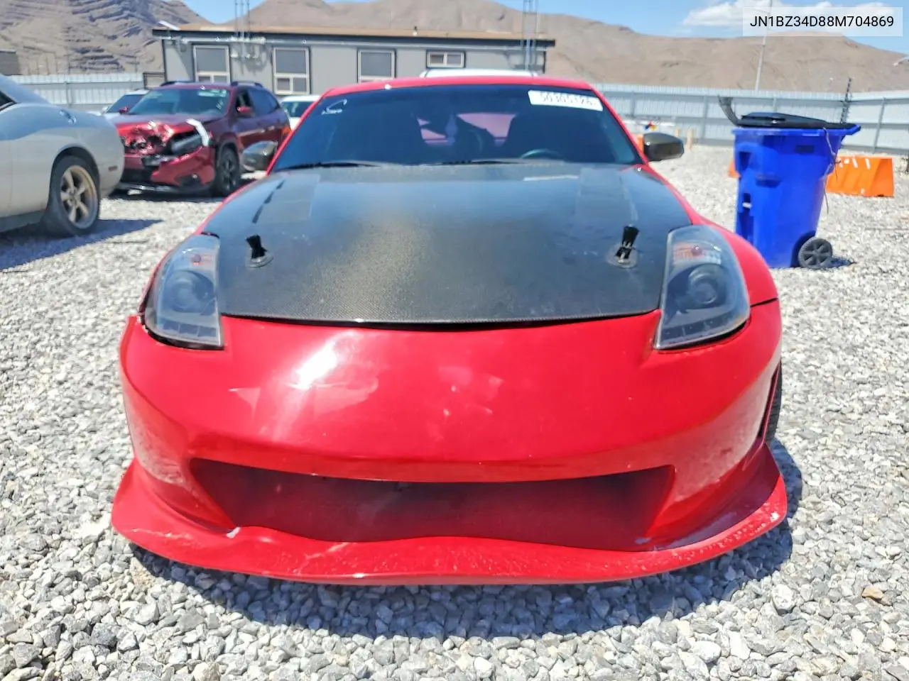 2008 Nissan 350Z Coupe VIN: JN1BZ34D88M704869 Lot: 50305126