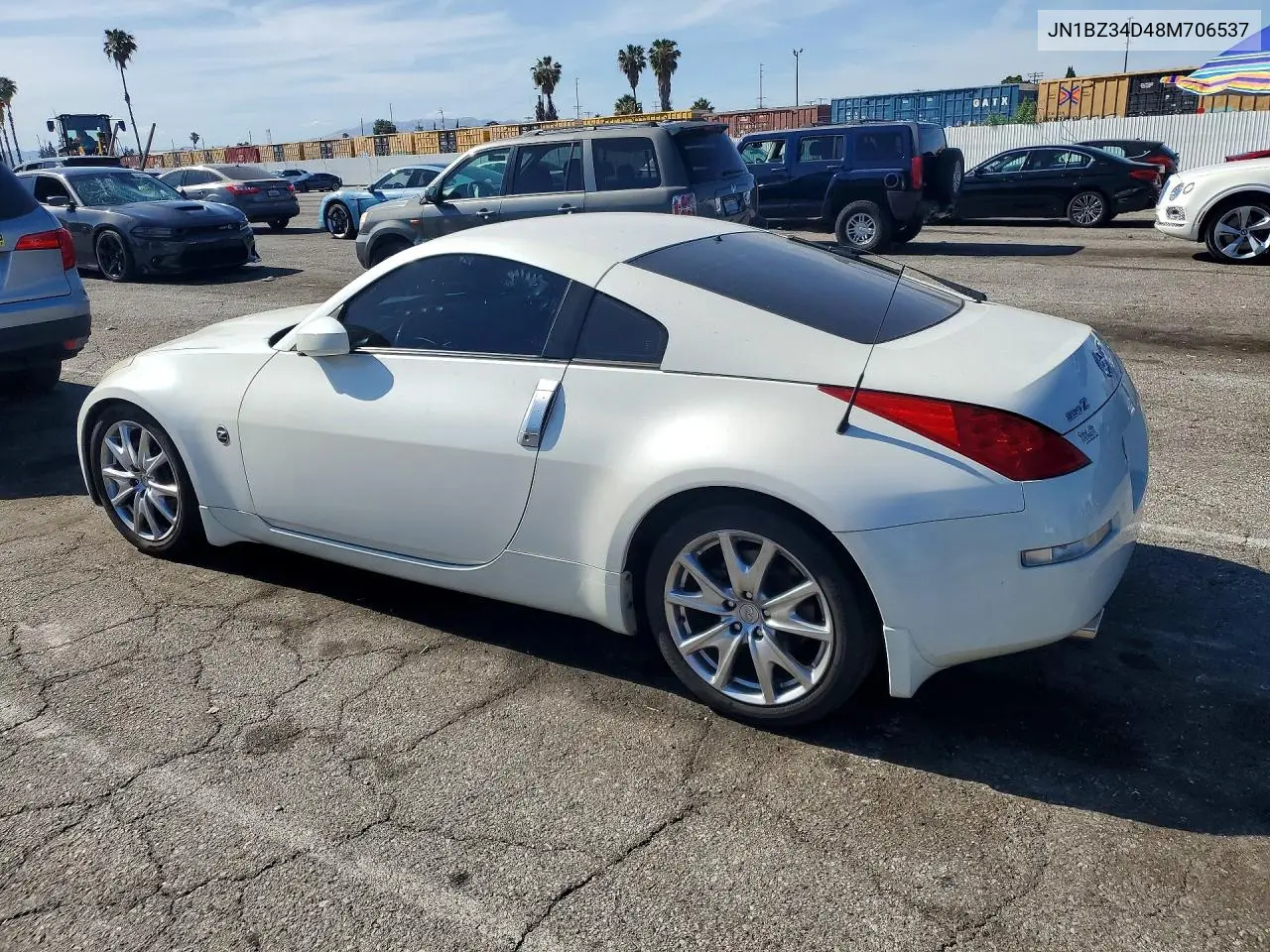2008 Nissan 350Z Coupe VIN: JN1BZ34D48M706537 Lot: 51109326