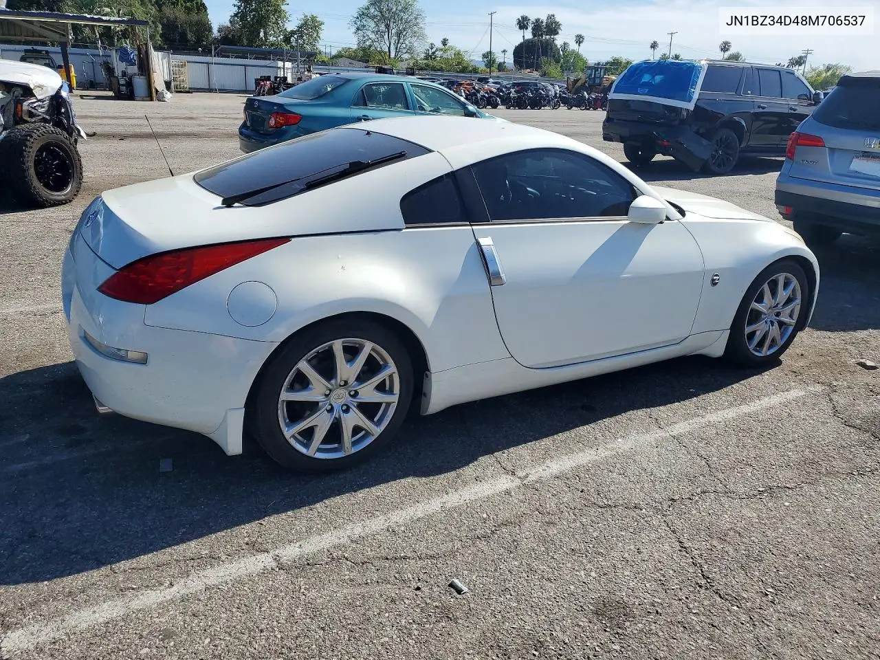 2008 Nissan 350Z Coupe VIN: JN1BZ34D48M706537 Lot: 51109326