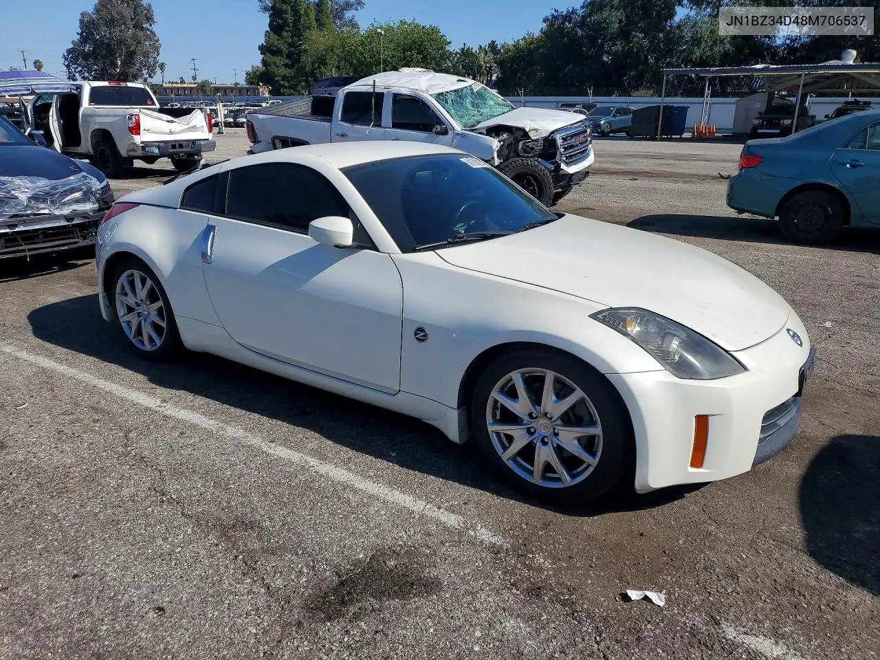 2008 Nissan 350Z Coupe VIN: JN1BZ34D48M706537 Lot: 51109326