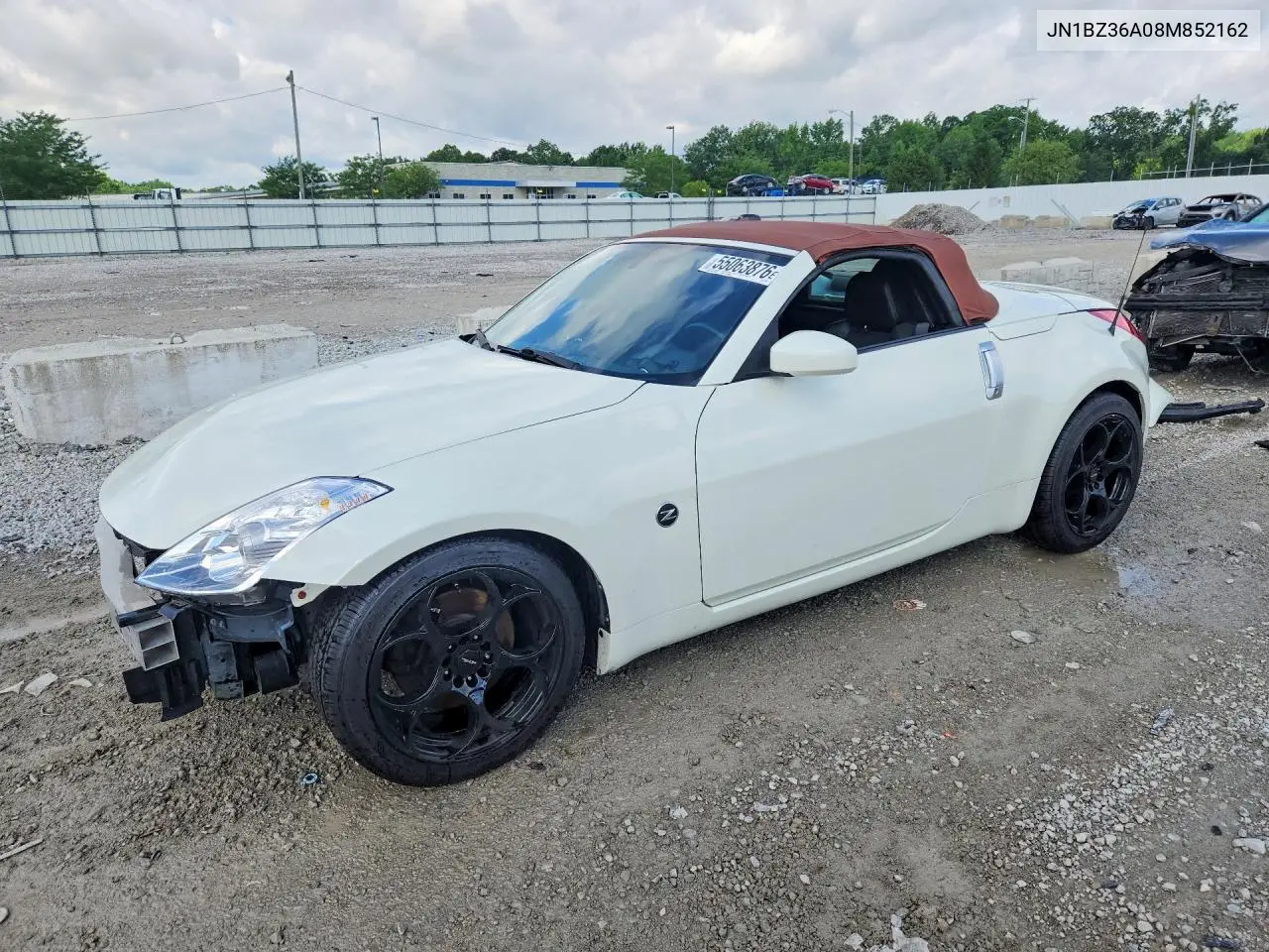 2008 Nissan 350Z Roadster VIN: JN1BZ36A08M852162 Lot: 55063876