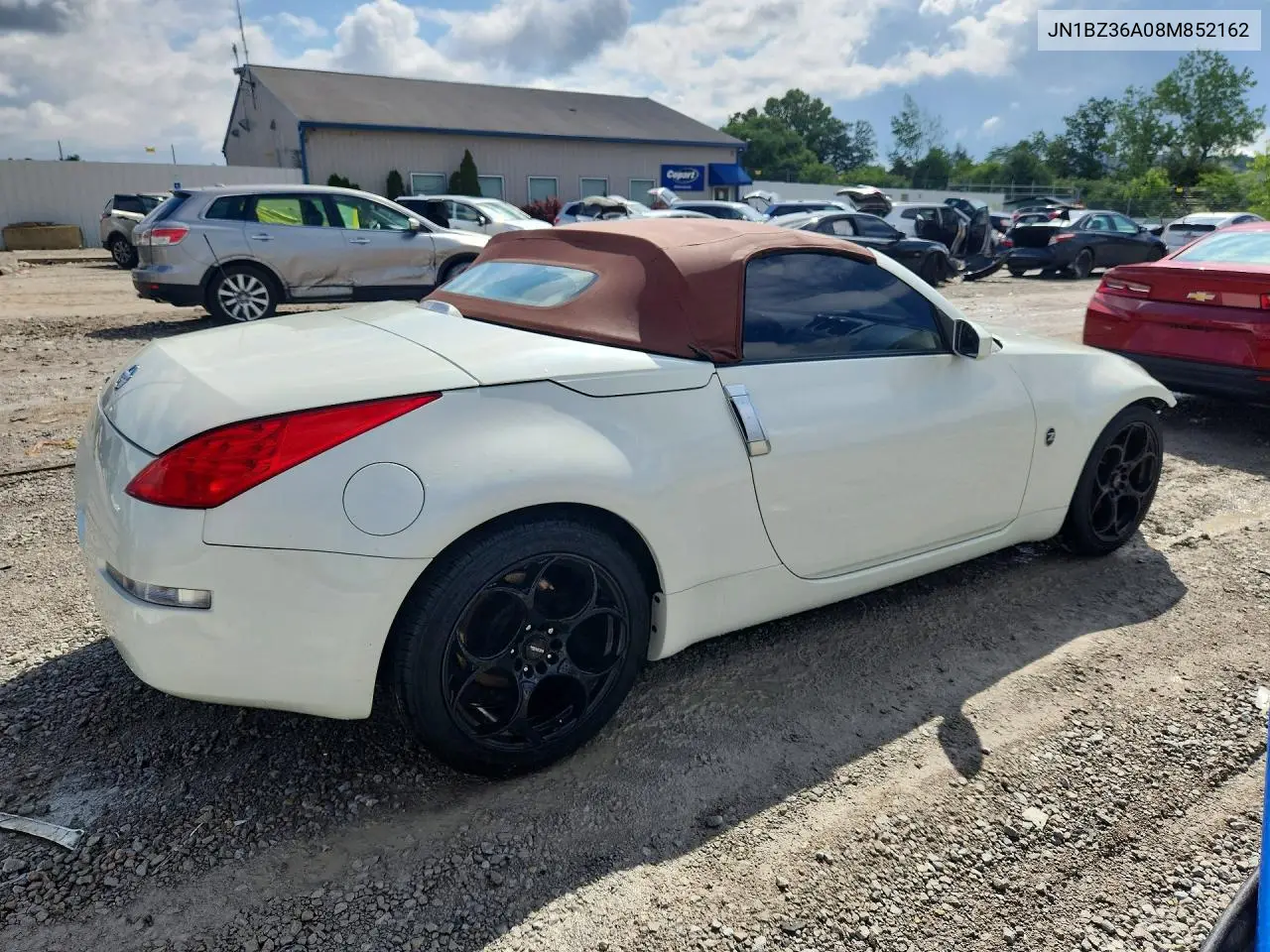 2008 Nissan 350Z Roadster VIN: JN1BZ36A08M852162 Lot: 55063876
