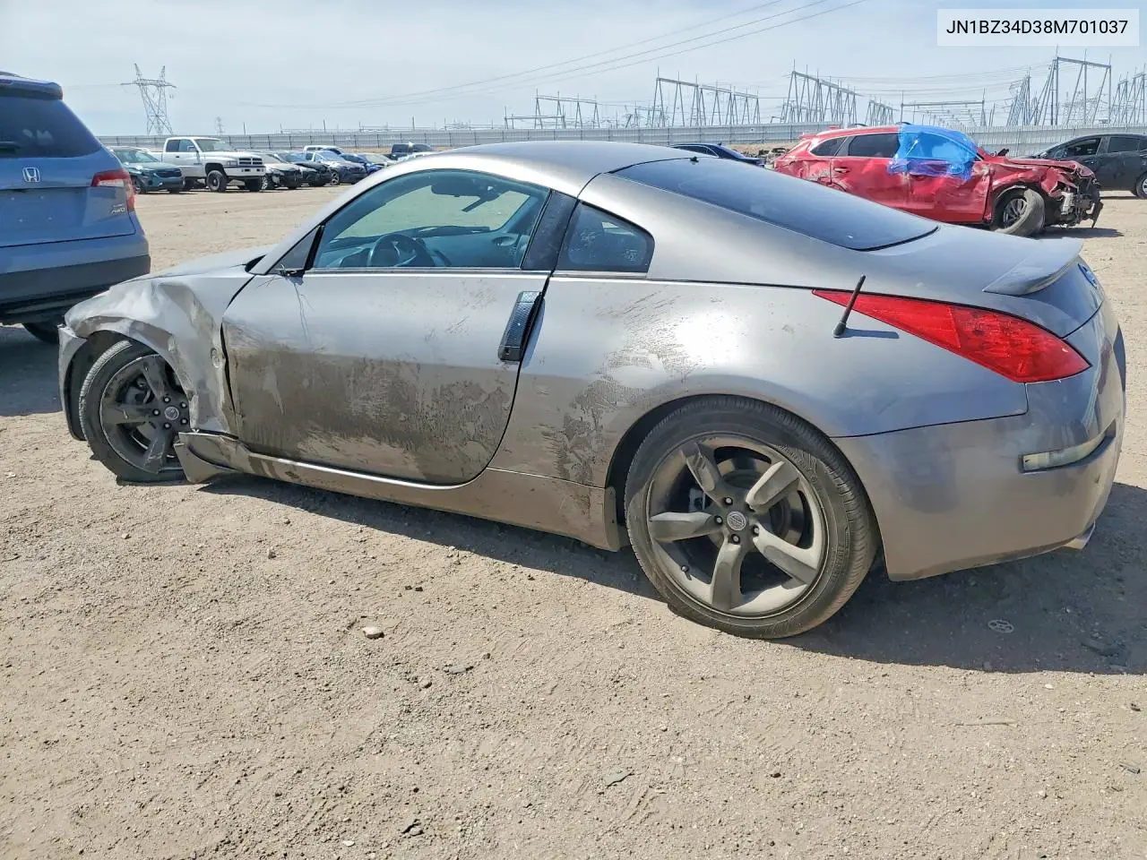 2008 Nissan 350Z Coupe VIN: JN1BZ34D38M701037 Lot: 56741596