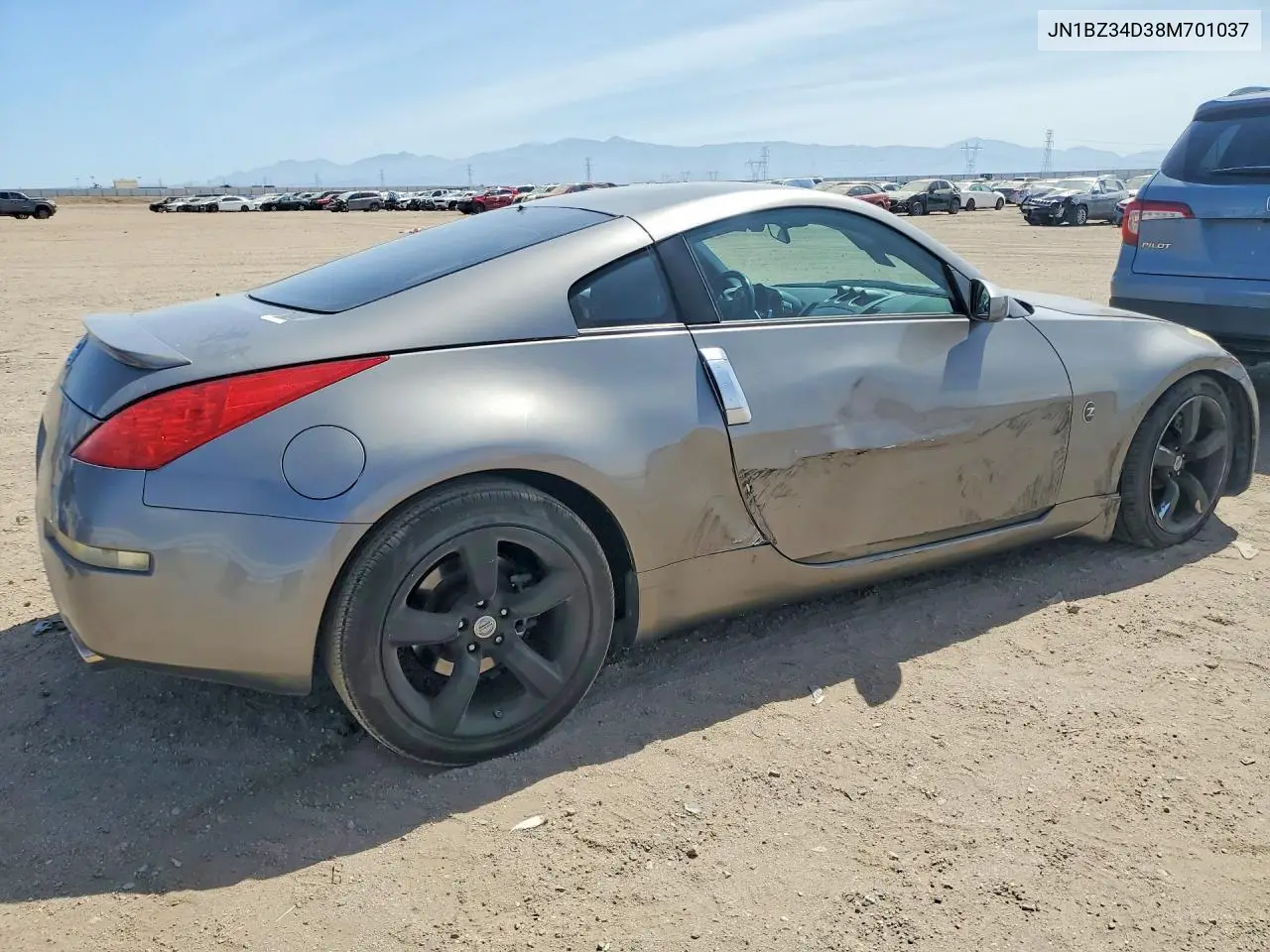 2008 Nissan 350Z Coupe VIN: JN1BZ34D38M701037 Lot: 56741596