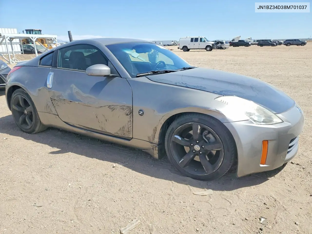 2008 Nissan 350Z Coupe VIN: JN1BZ34D38M701037 Lot: 56741596
