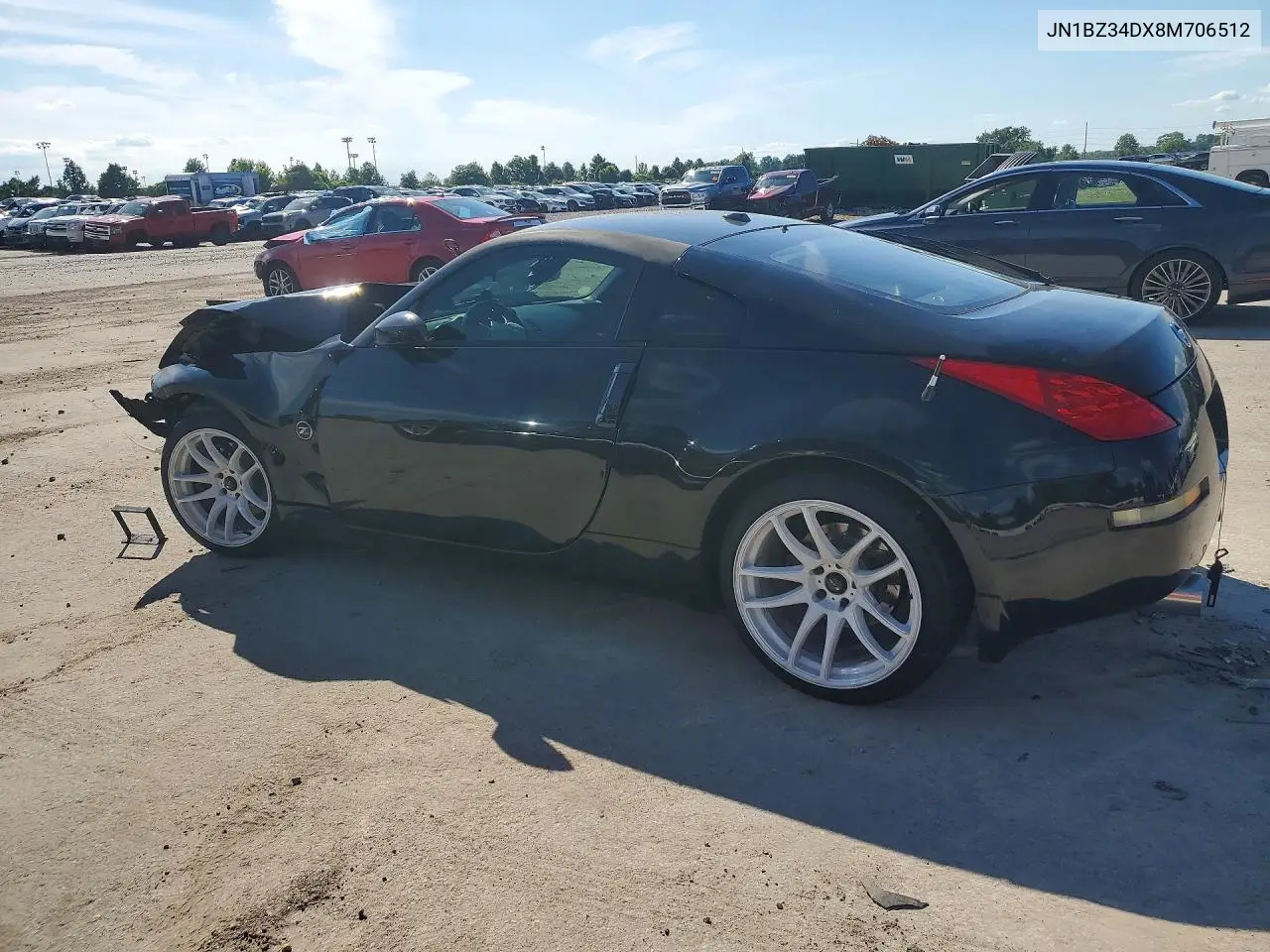 2008 Nissan 350Z Coupe VIN: JN1BZ34DX8M706512 Lot: 58565946