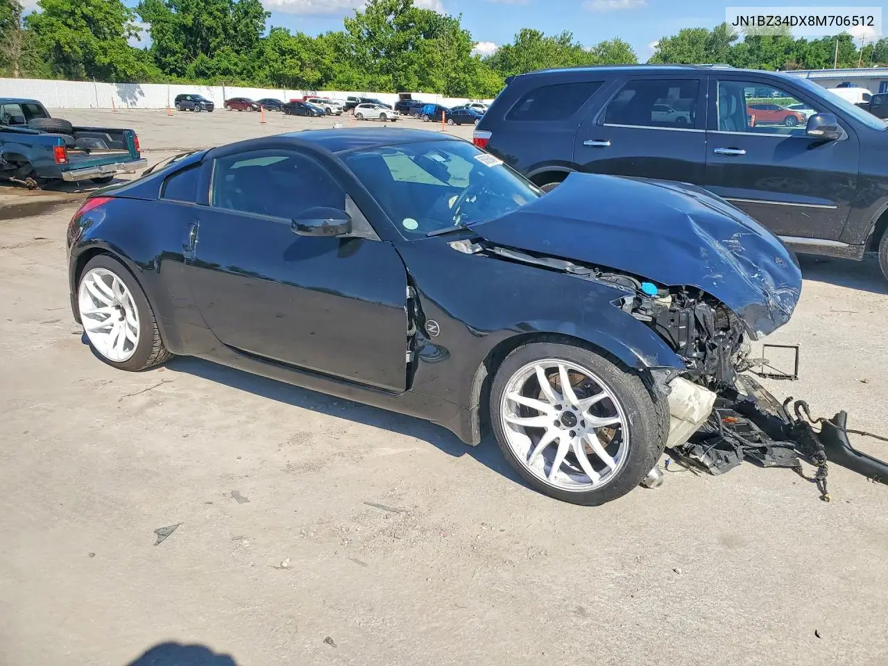 2008 Nissan 350Z Coupe VIN: JN1BZ34DX8M706512 Lot: 58565946