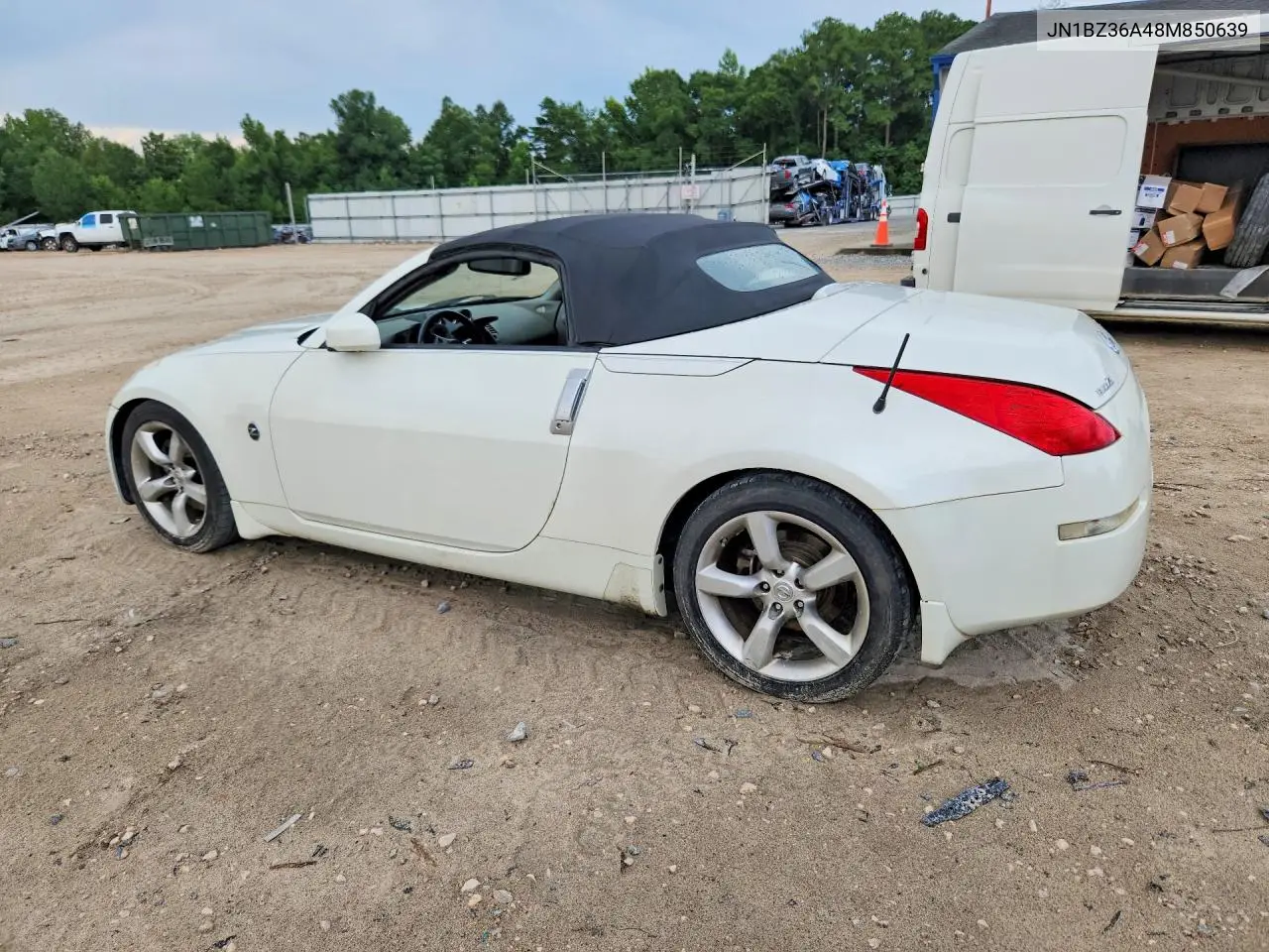 2008 Nissan 350Z Roadster VIN: JN1BZ36A48M850639 Lot: 59344766