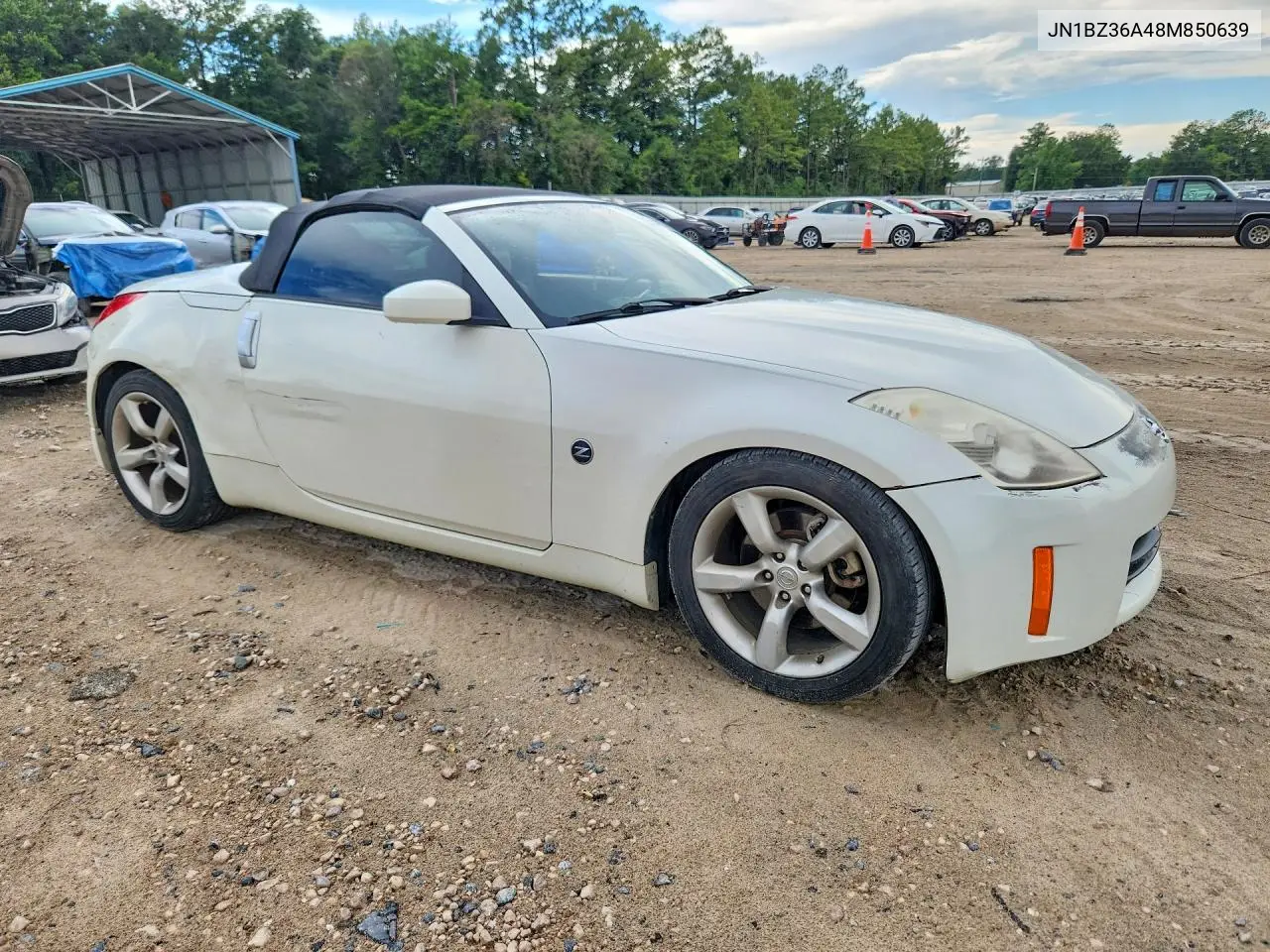 2008 Nissan 350Z Roadster VIN: JN1BZ36A48M850639 Lot: 59344766