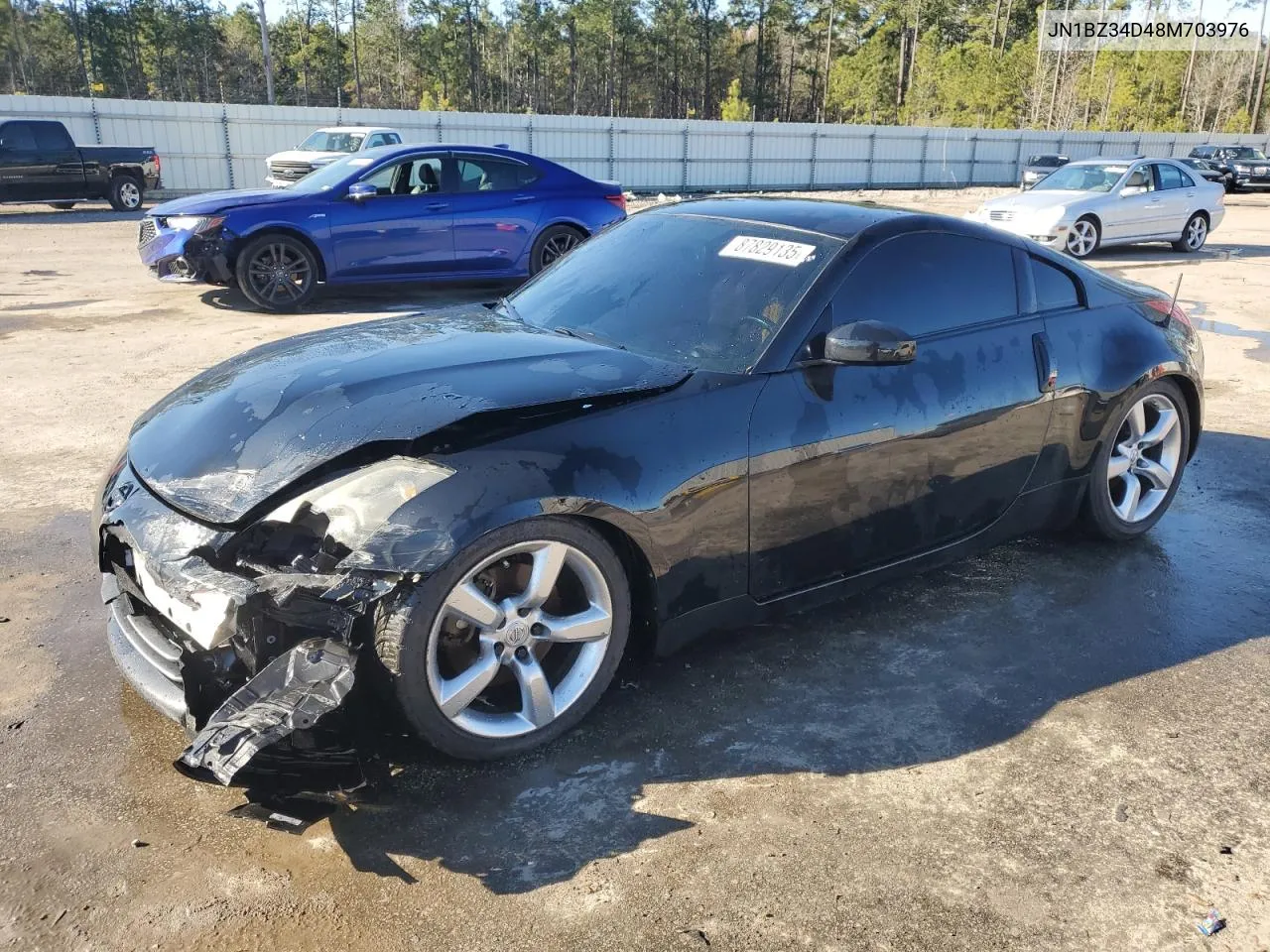 2008 Nissan 350Z Coupe VIN: JN1BZ34D48M703976 Lot: 87829135