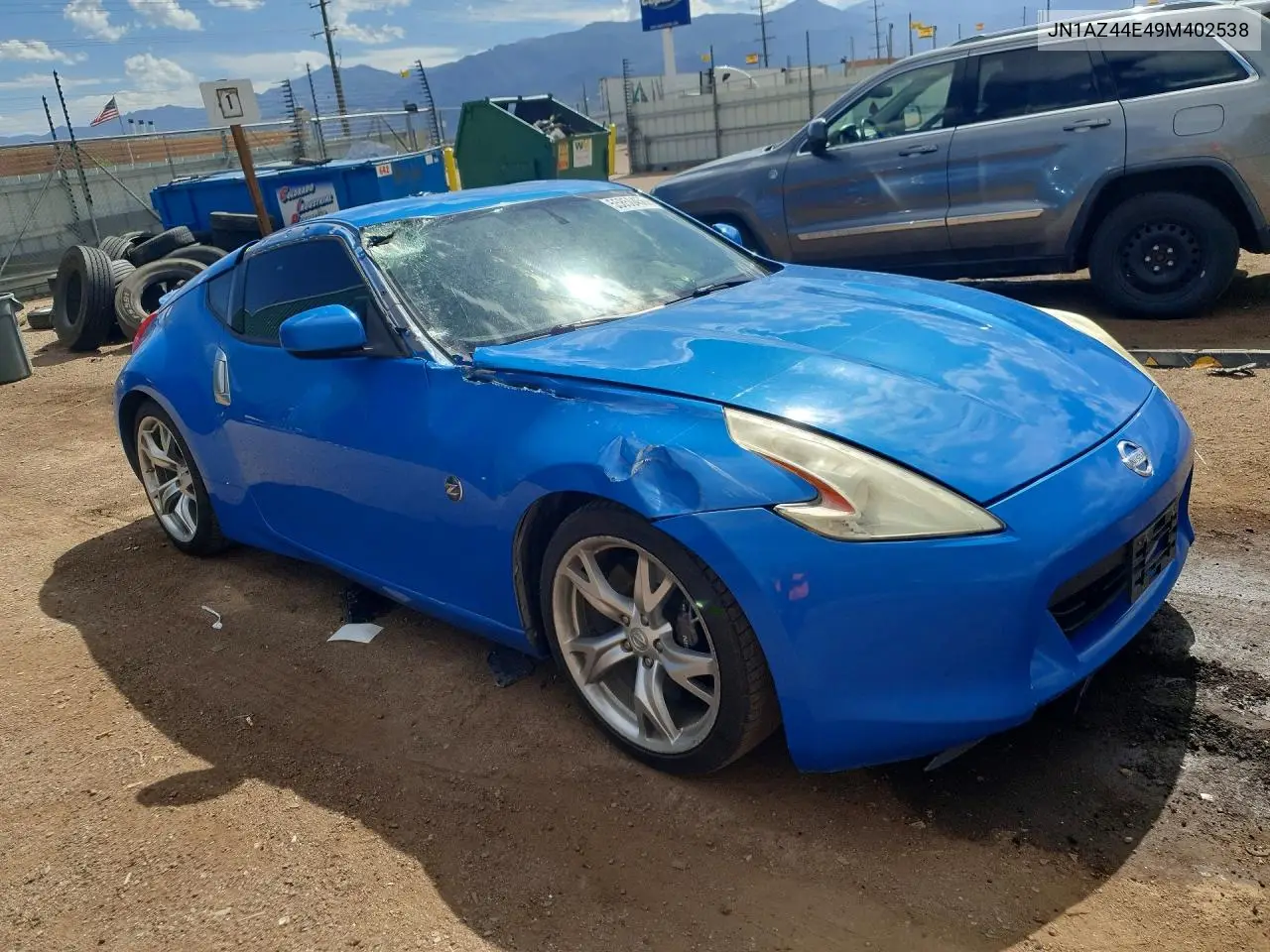 2009 Nissan 370Z Base VIN: JN1AZ44E49M402538 Lot: 55850456