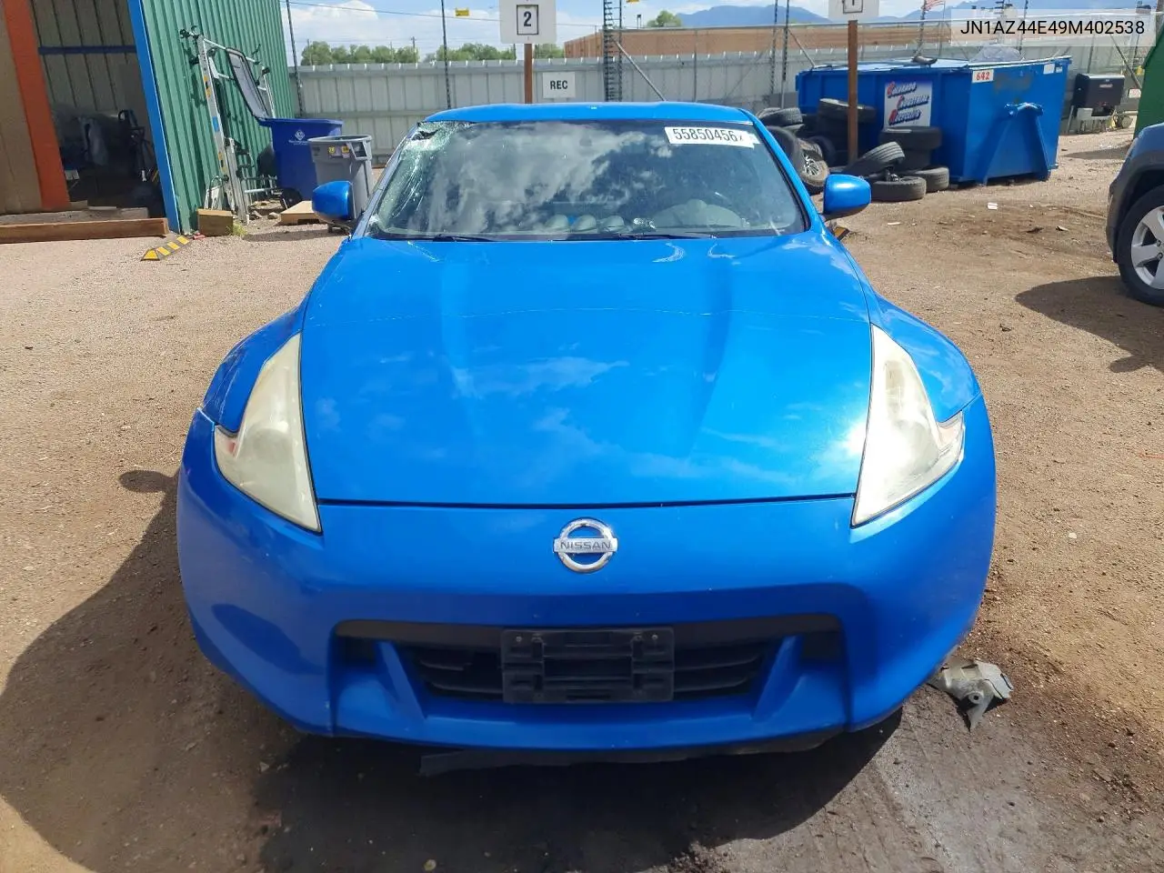 2009 Nissan 370Z Base VIN: JN1AZ44E49M402538 Lot: 55850456