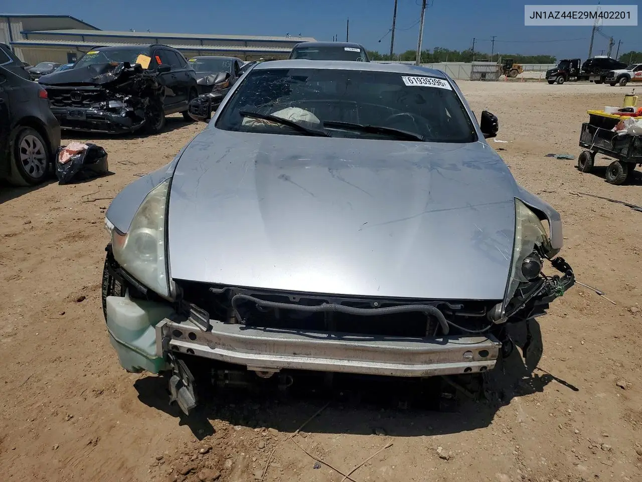2009 Nissan 370Z Base VIN: JN1AZ44E29M402201 Lot: 61939396