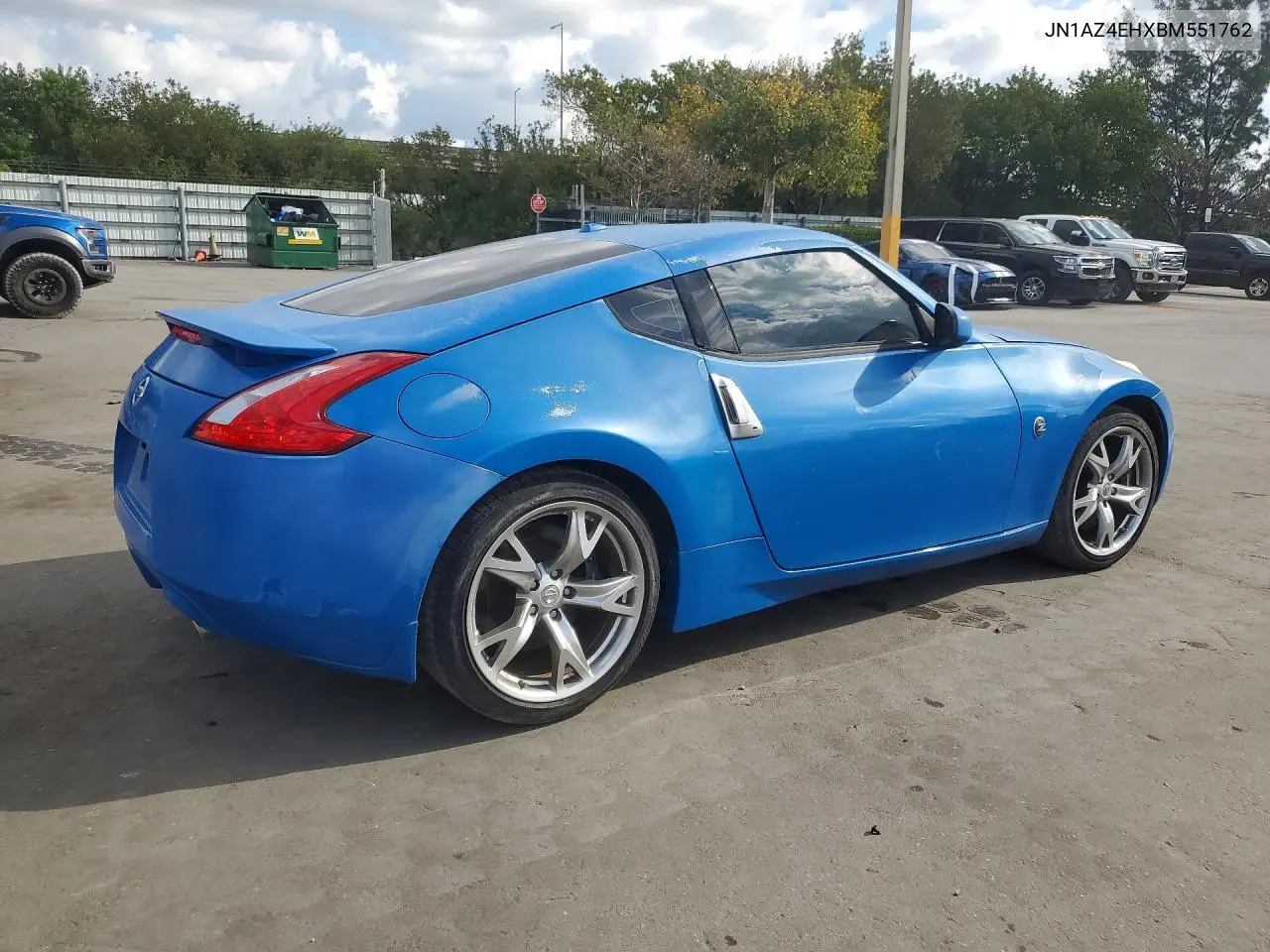 2011 Niss 370Z Touring VIN: JN1AZ4EHXBM551762 Lot: 47694096