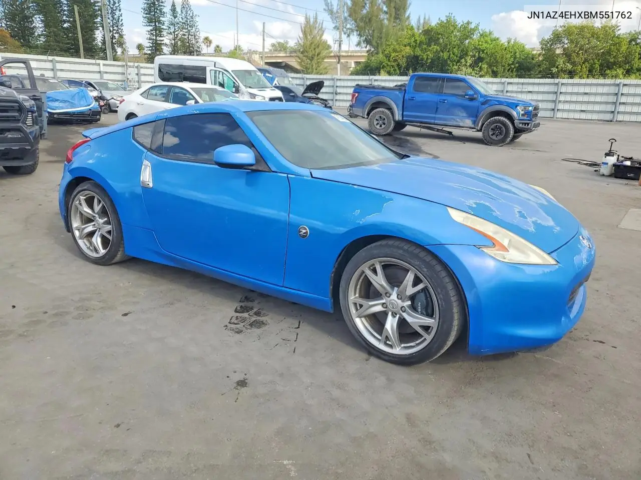 2011 Niss 370Z Touring VIN: JN1AZ4EHXBM551762 Lot: 47694096
