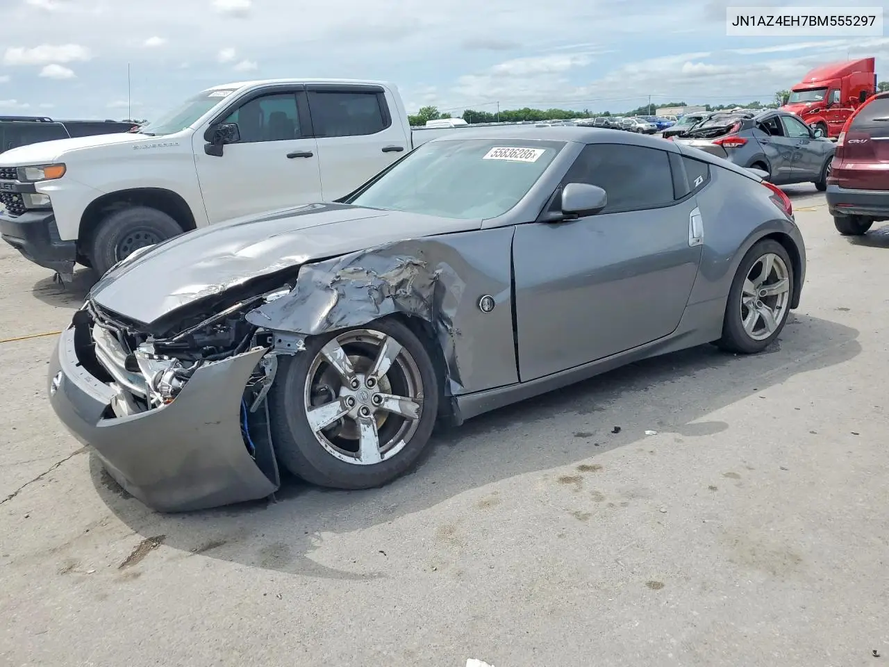 2011 Nissan 370Z Base/Touring/Nismo VIN: JN1AZ4EH7BM555297 Lot: 55836286