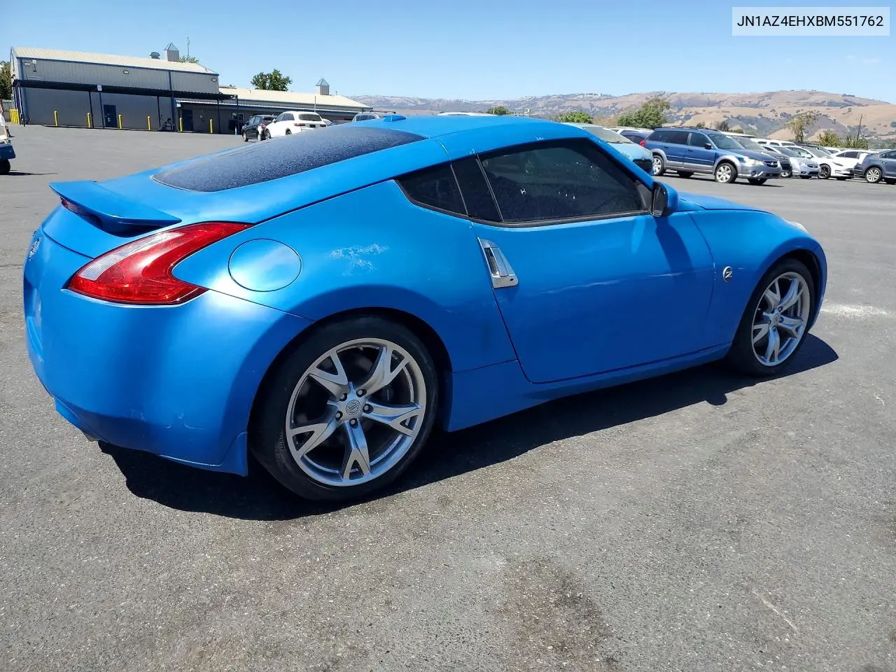 2011 Nissan 370Z Base VIN: JN1AZ4EHXBM551762 Lot: 61606746